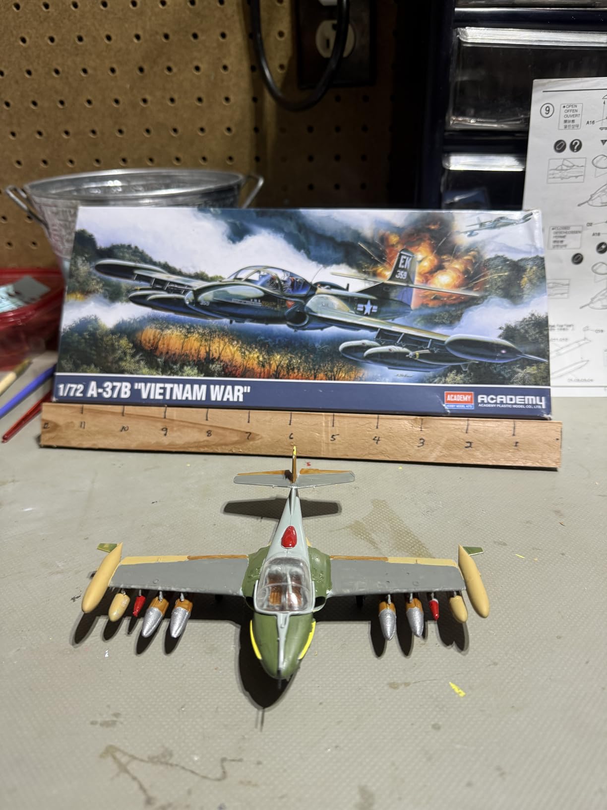 Academy Hobby Model Kits Scale Model: Airplane & Jet Kits (1/72 A-37B Dragon Fly) customer photo 1