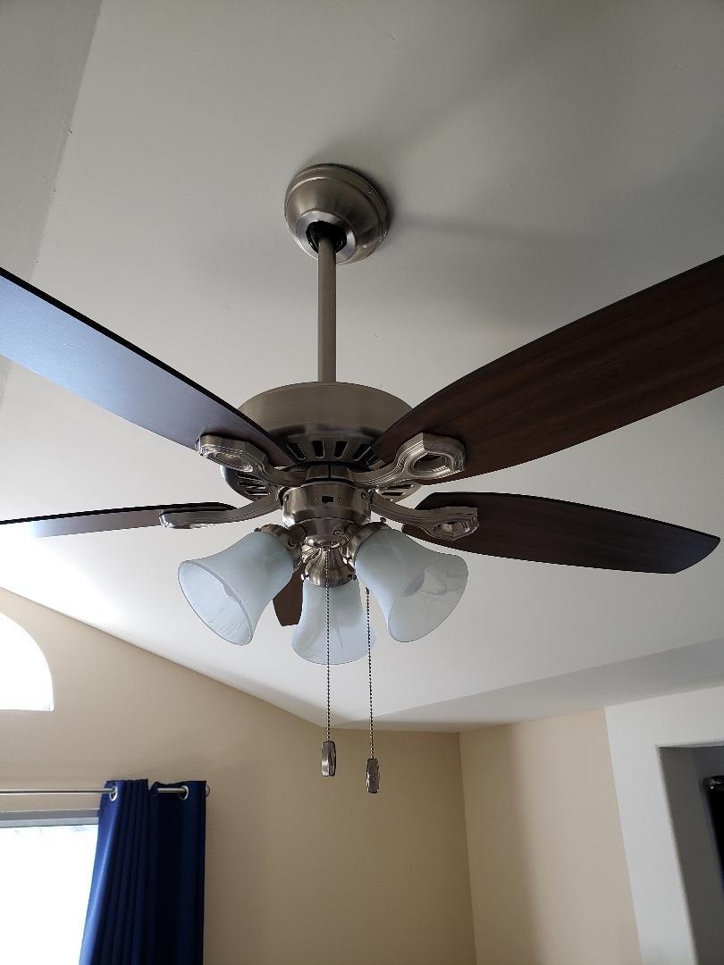 Builder Plus, Indoor, Ceiling Fan, Pull Chain, 52 inch, New Bronze | with LED Lights, Standard Mount, 5 Blades, For Bedroom, Living Room, Includes Bulbs, 53238 customer photo 2
