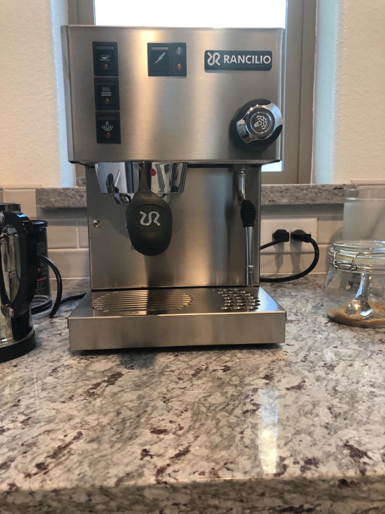 Rancilio Silvia Espresso Machine, with Iron Frame and Stainless Steel Side Panels customer photo 1