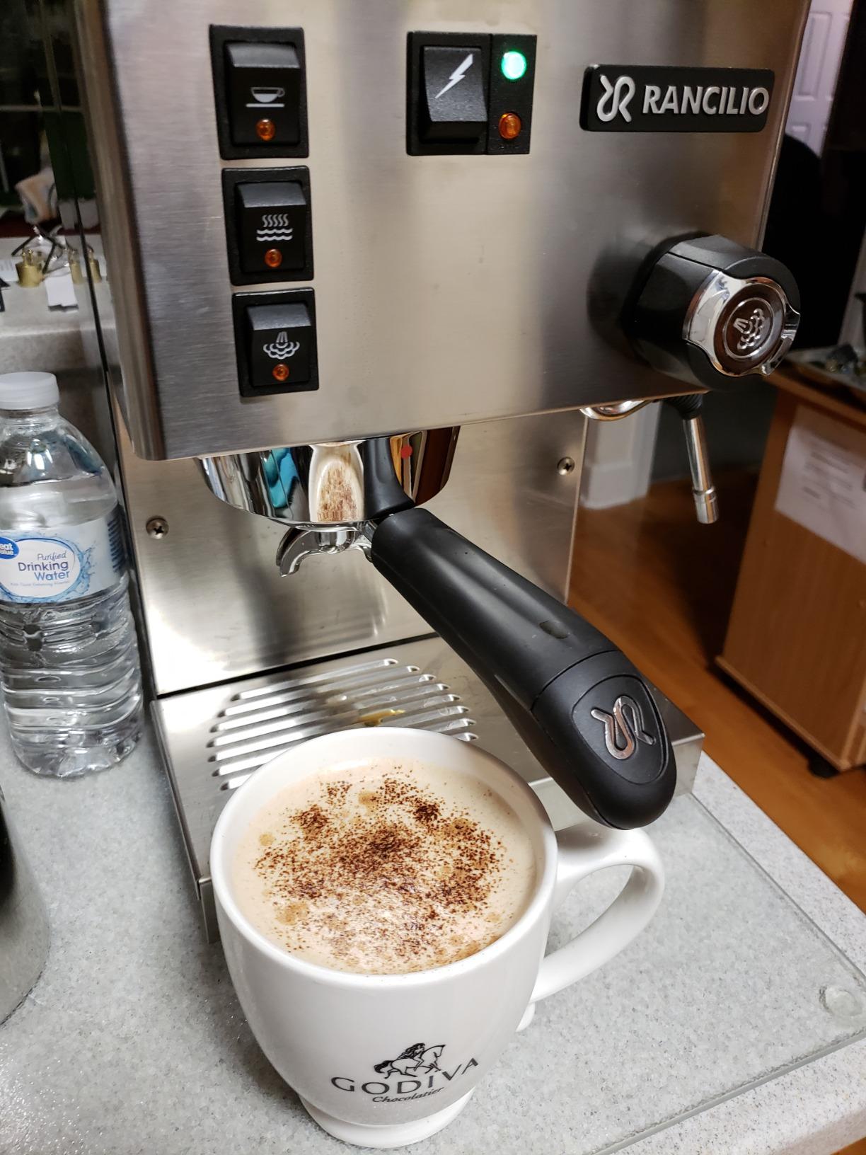 Rancilio Silvia Espresso Machine, with Iron Frame and Stainless Steel Side Panels customer photo 2