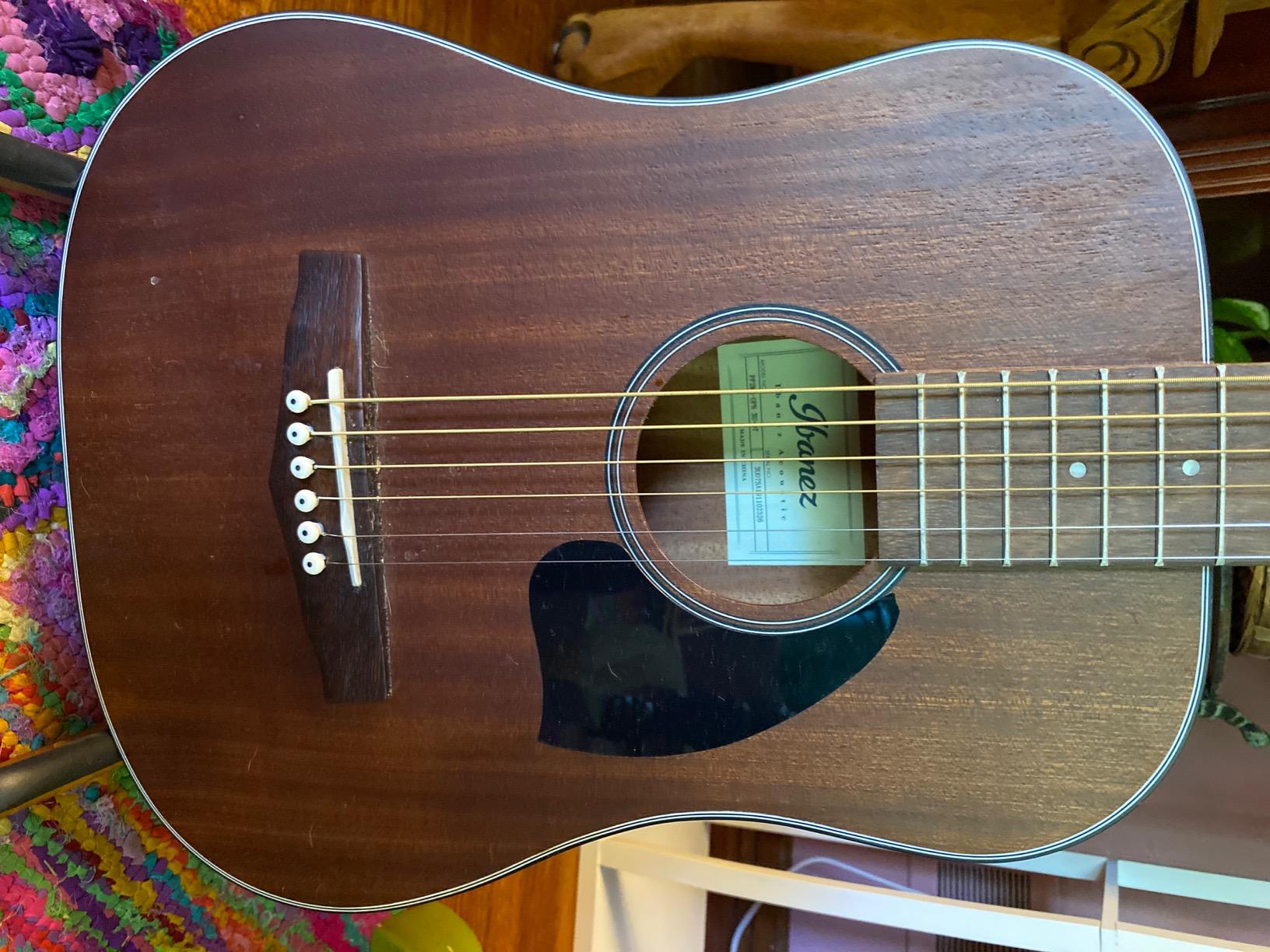 Ibanez PF2MH PF Performance 3/4 Size Acoustic Guitar - Natural customer photo 2