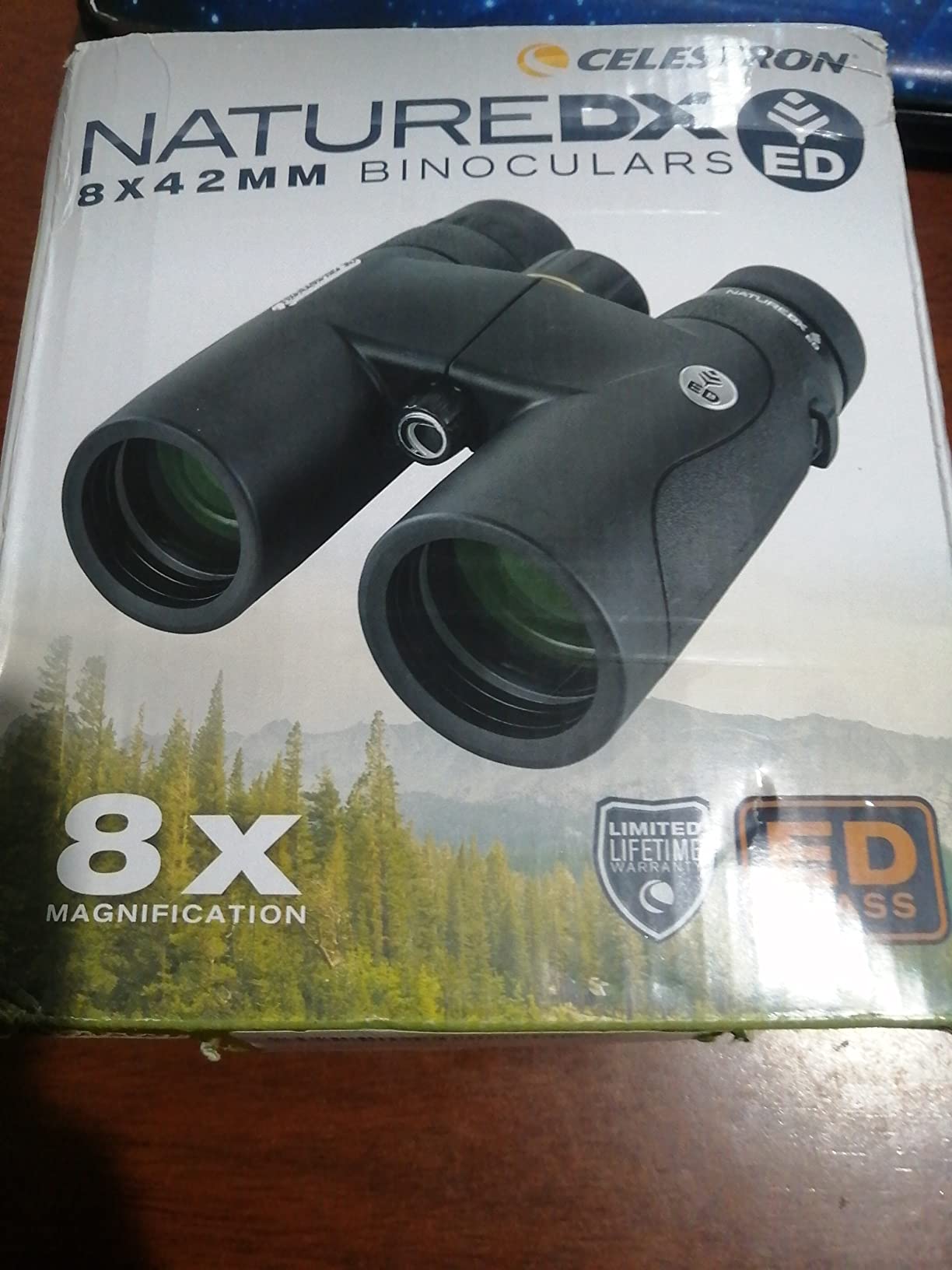 Celestron Nature DX ED 8x42 Premium Waterproof Birding Binoculars | ED Glass for True-to-Life Color, Fully Multi-Coated Optics & Phase Coated BaK-4 Prism, Sharp Edge-to-Edge Views, Waterproof customer photo 1