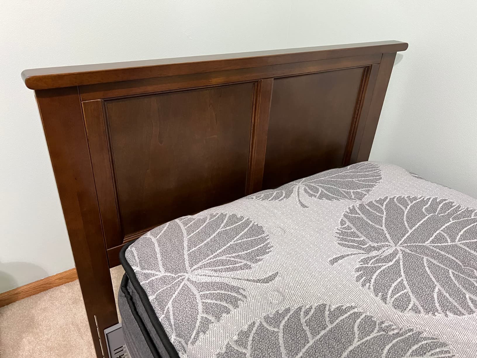 AFI, Madison King Solid Wood Panel Headboard, Walnut customer photo 1