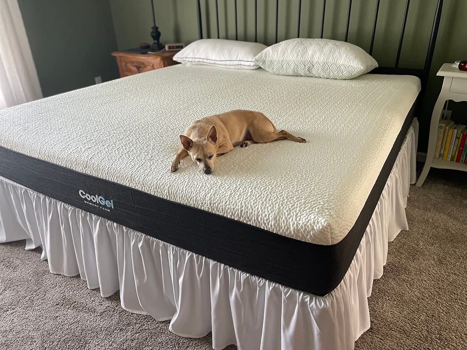 COOL GEL 12 Inch Mattress Twin XL, Cooling Gel Memory Foam Mattress in a Box, Medium Firm Support & Pressure Relief, Fiberglass Free, CertiPUR-US Certified customer photo 2