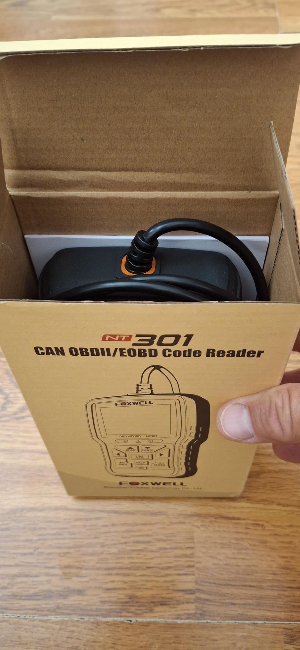 FOXWELL NT301 OBD2 Scanner Live Data Professional Mechanic OBDII Diagnostic Code Reader Tool for Check Engine Light customer photo 2