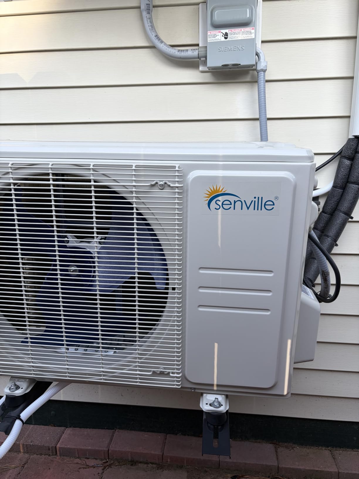Senville LETO Mini Split Air Conditioner, Heat Pump, White, 12000 BTU customer photo 2