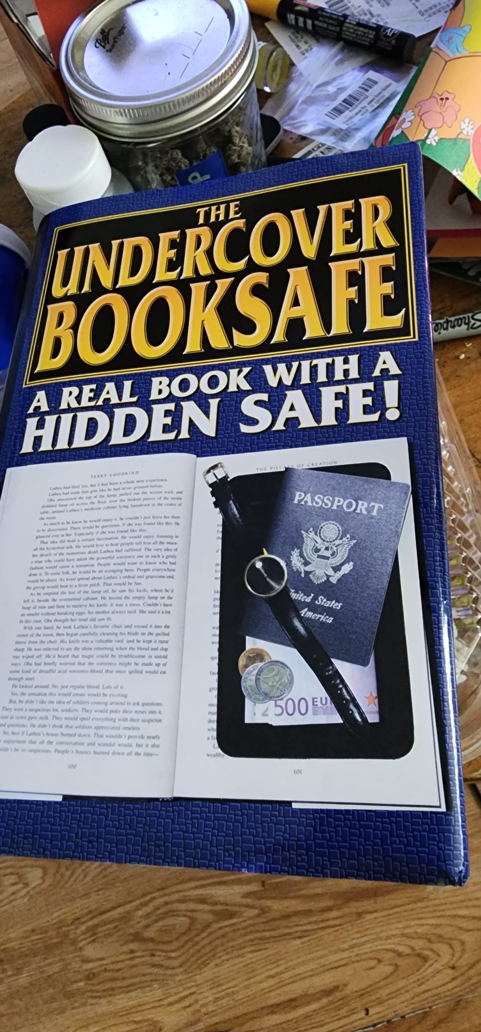 STREETWISE Large Hardbound Book Safe - Hidden Storage Book - Conceal Valuables in Plain Sight - Decoy Design customer photo 1