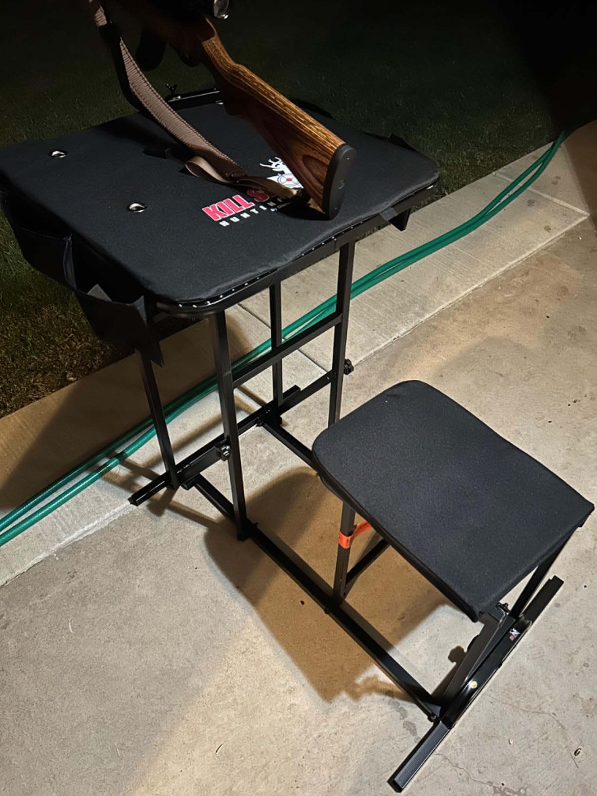 Portable Shooting Bench, 300 lb Cap, Adjustable Table & Gun Rest customer photo 2