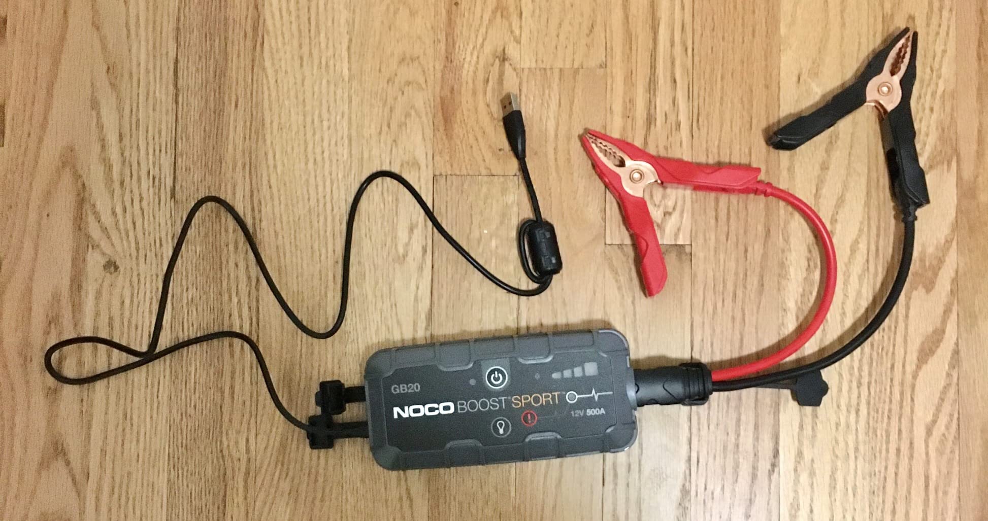 NOCO Boost GB20 500A UltraSafe Jump Starter, 12V Lithium Battery Booster | Spark-Proof & Reverse Polarity Protection, For Car, Truck, Motorcycle, SUV, Boat, ATV, RV, up to 4.0L Gas customer photo 2