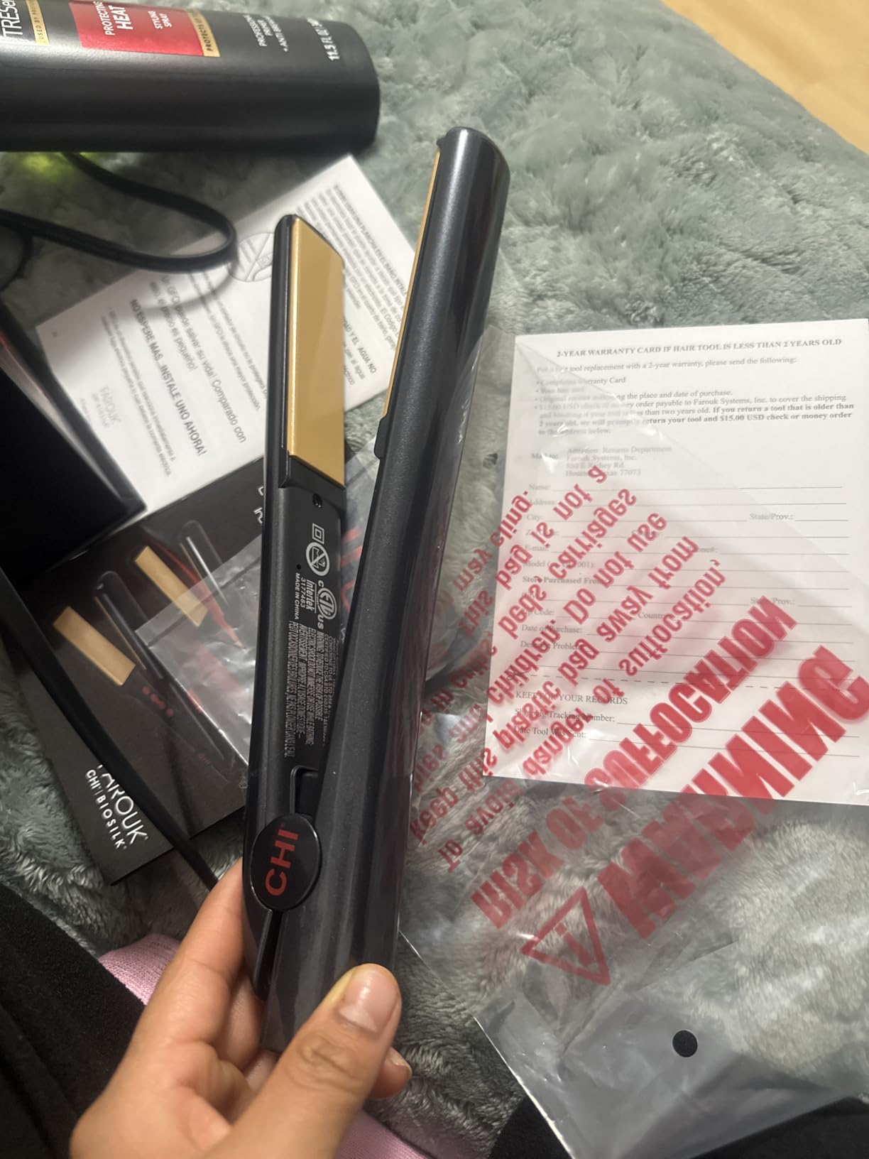 CHI G2 Flat Iron, Hair Straightener for A Smooth Finish, 1.25