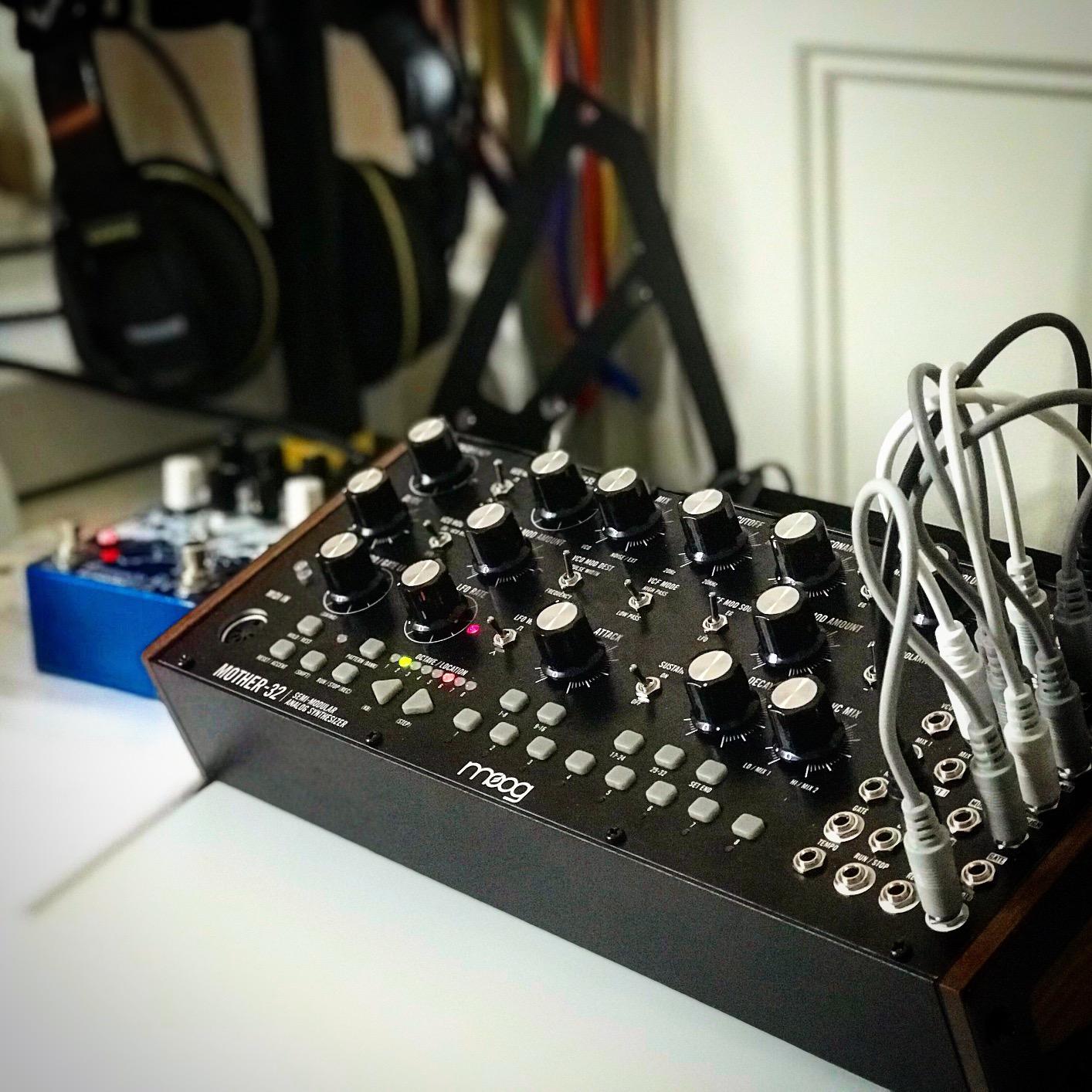 MOOG Mother-32 Semi-Modular Analog Synthesizer | Eurorack Synth with 32-Step Sequencer, VC Oscillator and Ladder Filter customer photo 1