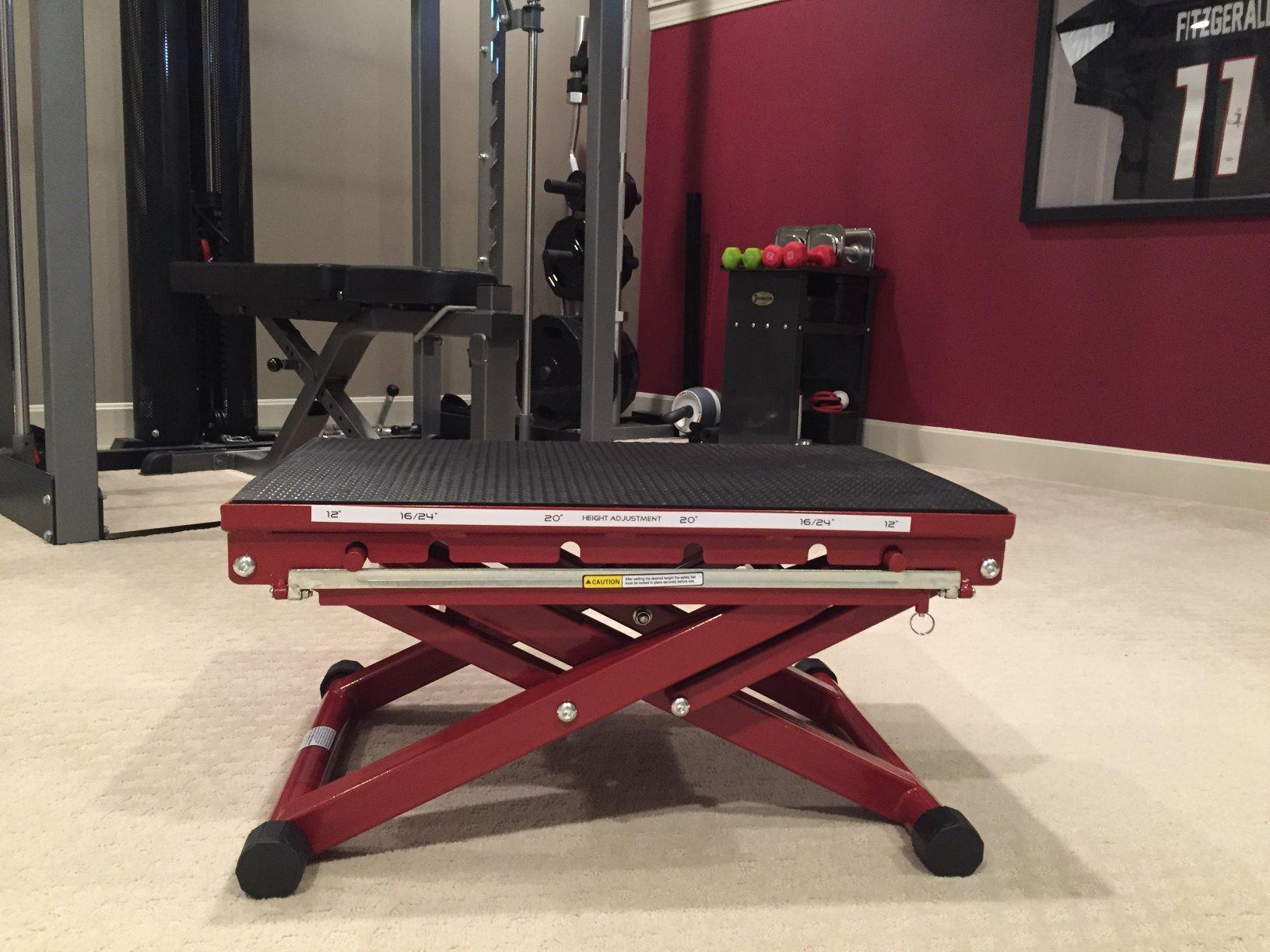 Titan Fitness Adjustable Steel Plyometric Box, 12