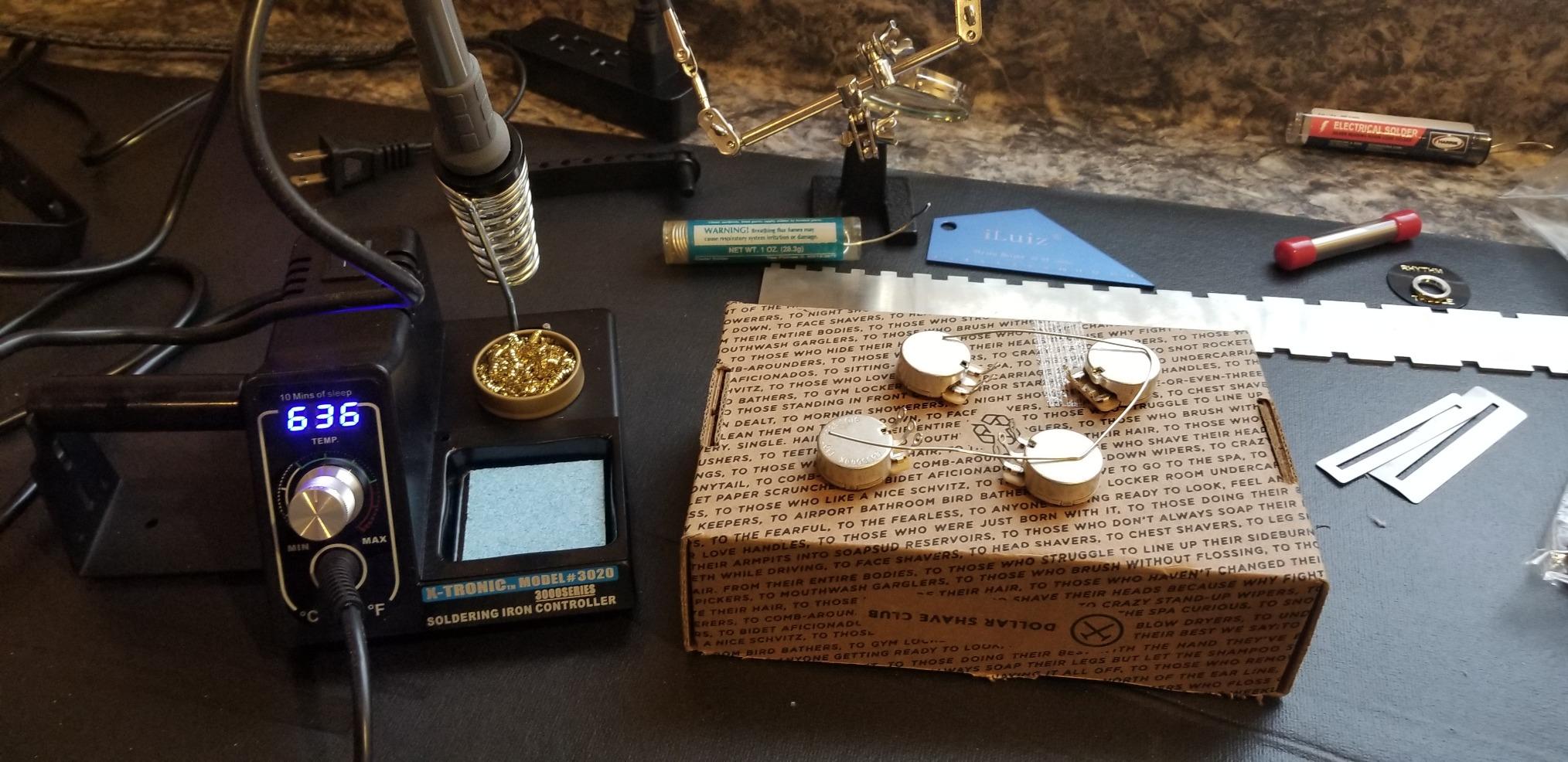 The Original X-Tronic 3020-XTS 75W Soldering Iron Station, LED, 2 Helping Hands, Roll of Solder, Brass Sponge w/Cleaning Flux, Wet Sponge, C/F Conversion Switch, 10 Minute Sleep Feature customer photo 1