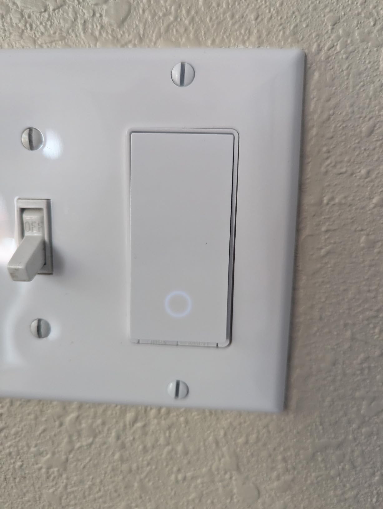 Kasa Smart Light Switch HS200, Single Pole, Needs Neutral Wire, 2.4GHz Wi-Fi Light Switch Works with Google Home, UL Certified, No Hub Required, White | 2.4GHz Wi-Fi, Works with Alexa & Google Home, UL Certified, No Hub Required, White customer photo 1