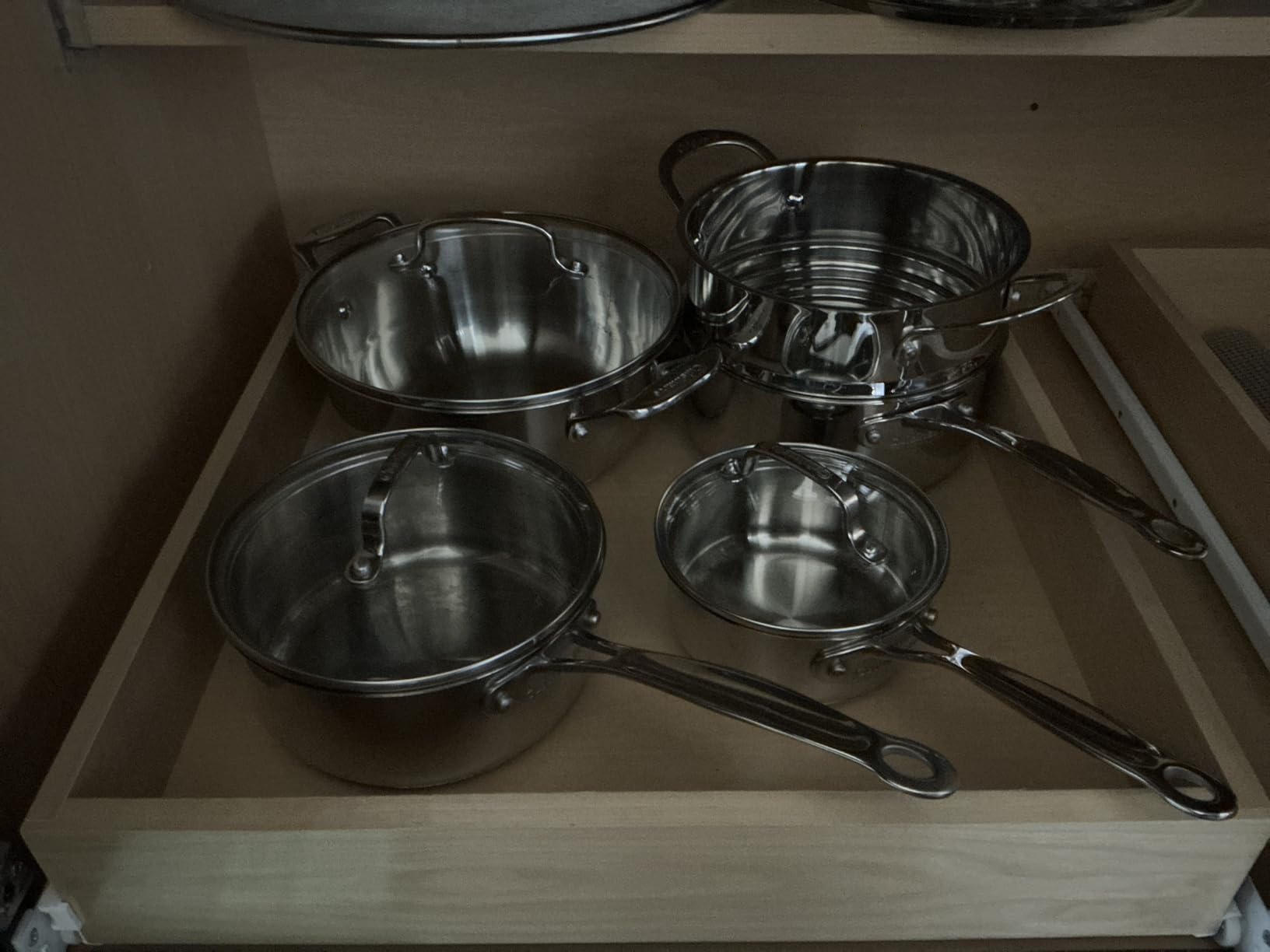 Cuisinart 17-Piece Stainless Steel Cookware Set, Chef's Classic Steel Collection with Pure Aluminum Core - Cool Grip Handles, Dishwasher Safe, 77-17N customer photo 1