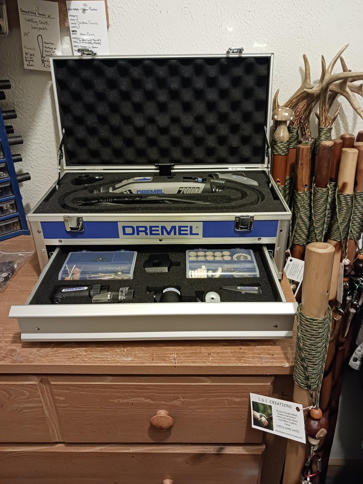 Dremel 4300-9/64 Rotary Tool Kit with Flex Shaft - 9 Attachments & 64 Accessories - Ideal for Engraving, Etching, Sanding, and Polishing customer photo 1