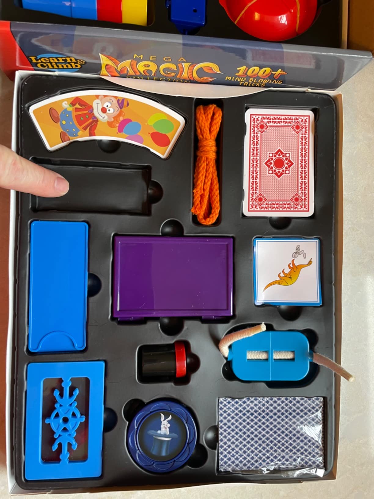 Mega Magic Kit for Kids - Perform 100's of Today's Most Exciting Tricks - Magic Set with Tutorial Videos for Kids Ages 6-8, 8-10, 10-12 customer photo 1