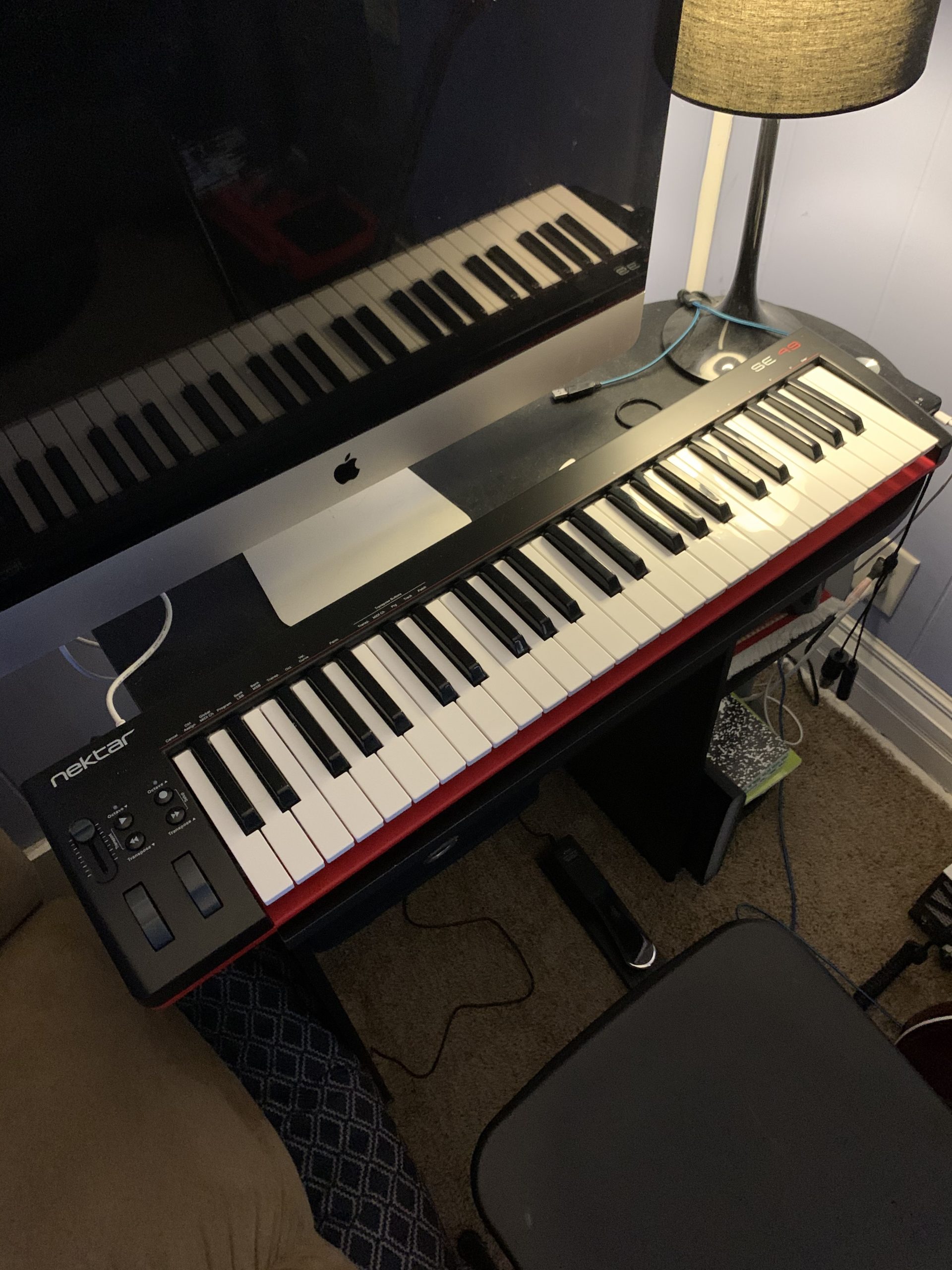 Nektar, 49-Key Midi Controller (SE49),Black white Grey customer photo 2