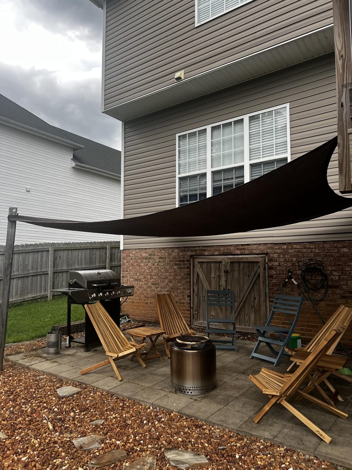 Windscreen4less 16' x 20' Sun Shade Sail Rectangle Outdoor Canopy Cover UV Block for Backyard Porch Pergola Deck Garden Patio (Beige) customer photo 1