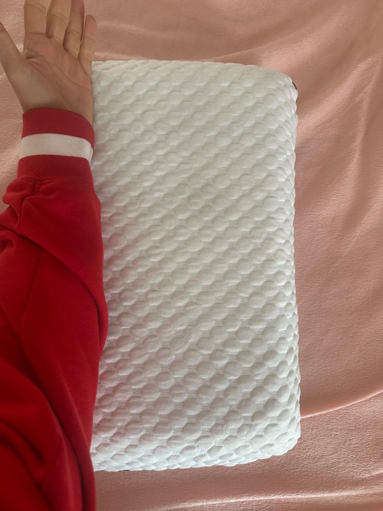Weekender Cooling Gel Memory Foam Pillow for Sleeping - Standard Size, Ventilated Cooling Pillow for Side & Back Sleepers, Neck & Shoulder Support, Medium Firm, Washable Cover customer photo 2