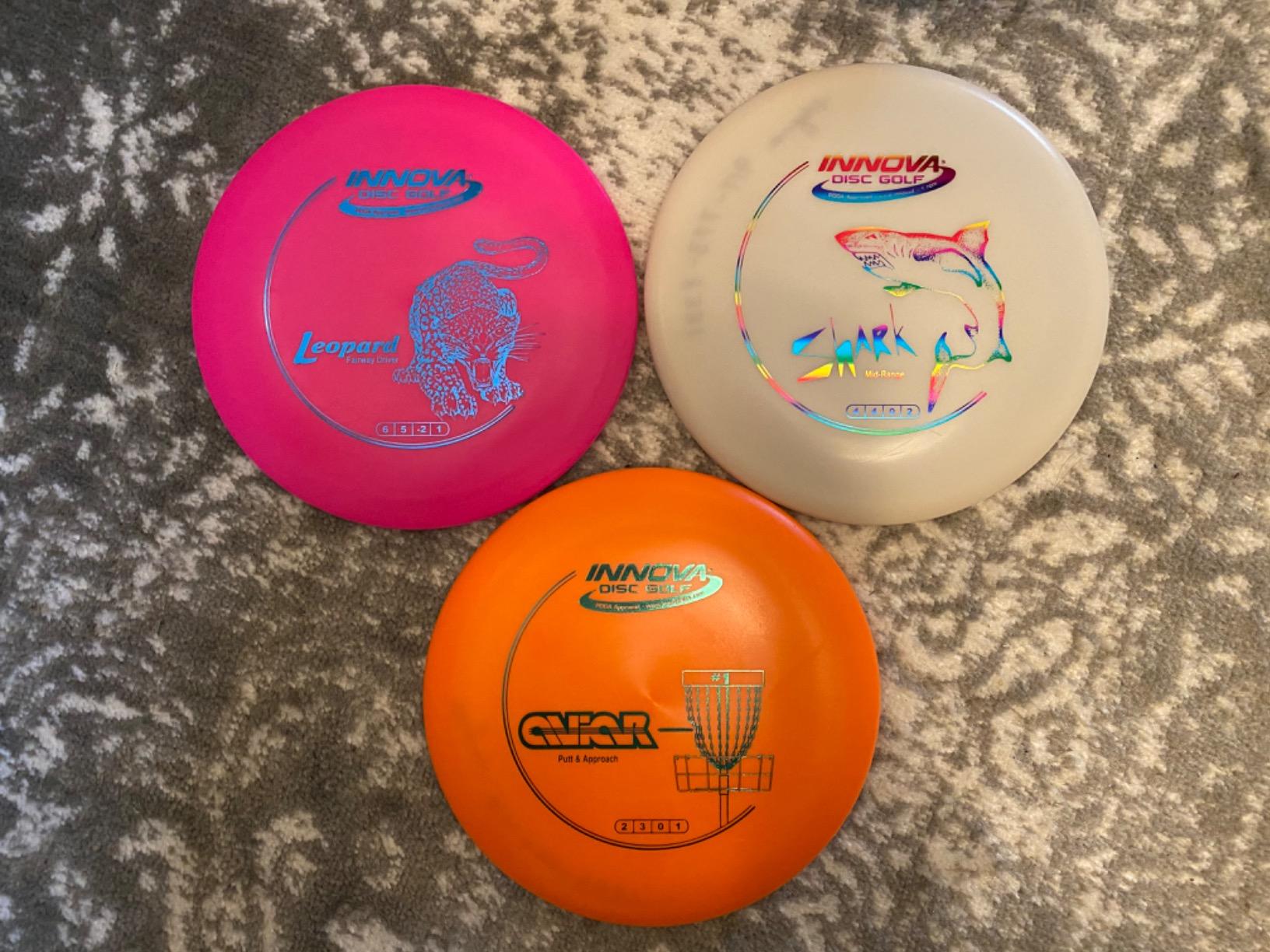 Innova Disc Golf Set – Driver, Mid-Range & Putter, Comfortable DX Plastic, Colors May Vary (3 Pack) customer photo 2