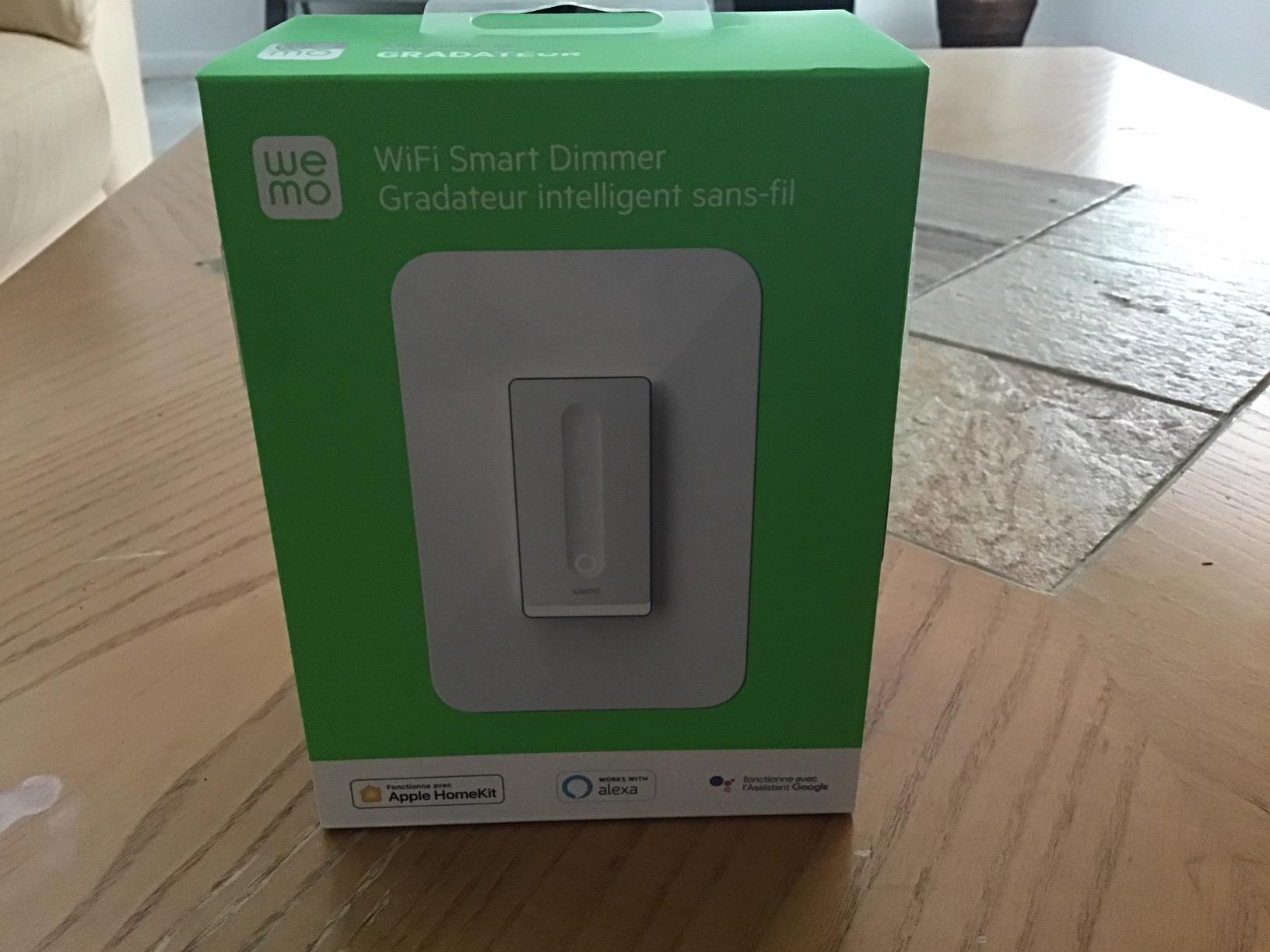 WeMo F7C059 Dimmer Wi-Fi Light Switch, Works w/Amazon Alexa & Google Assistant customer photo 2