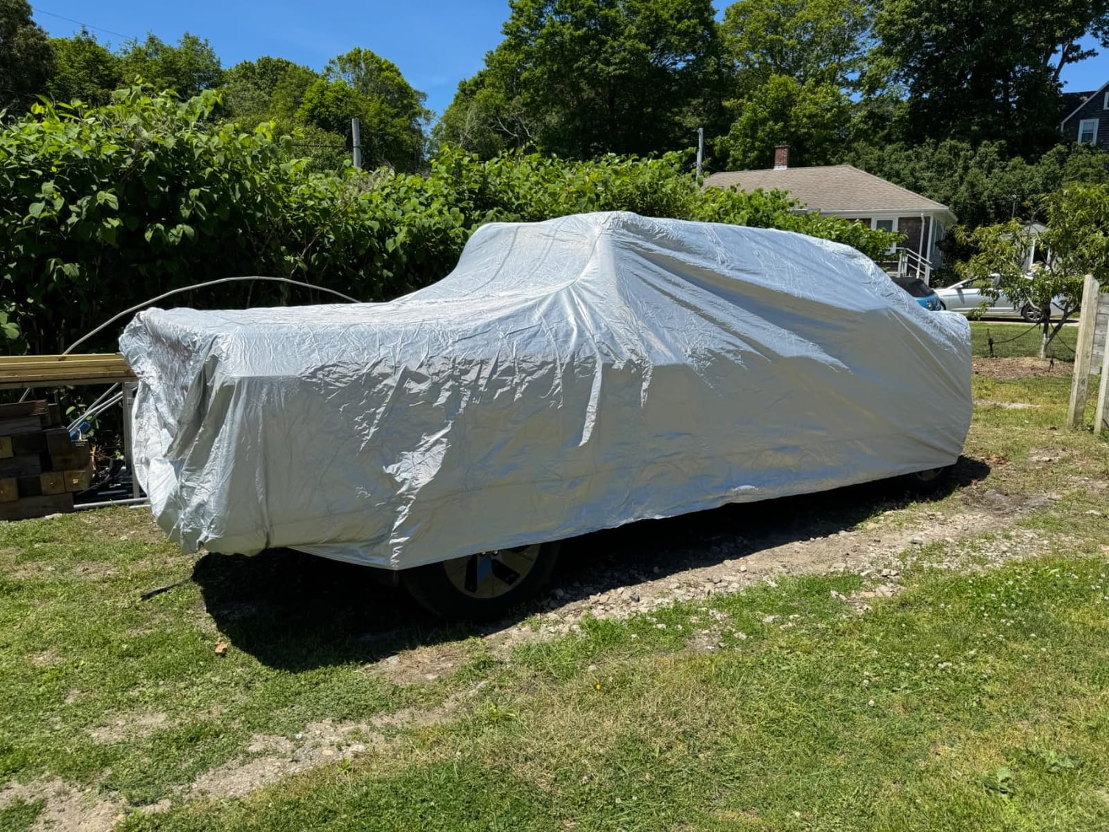 Kayme SUV Car Cover See Vehicle Size Chart for Accurate Fit, Size S4 | Waterproof All Weather Heavy Duty. MDX ZDX, X5 X6, Explorer, Pilot etc. Protects Against Sun, Rain, Snow, Dust. Soft Cotton customer photo 2