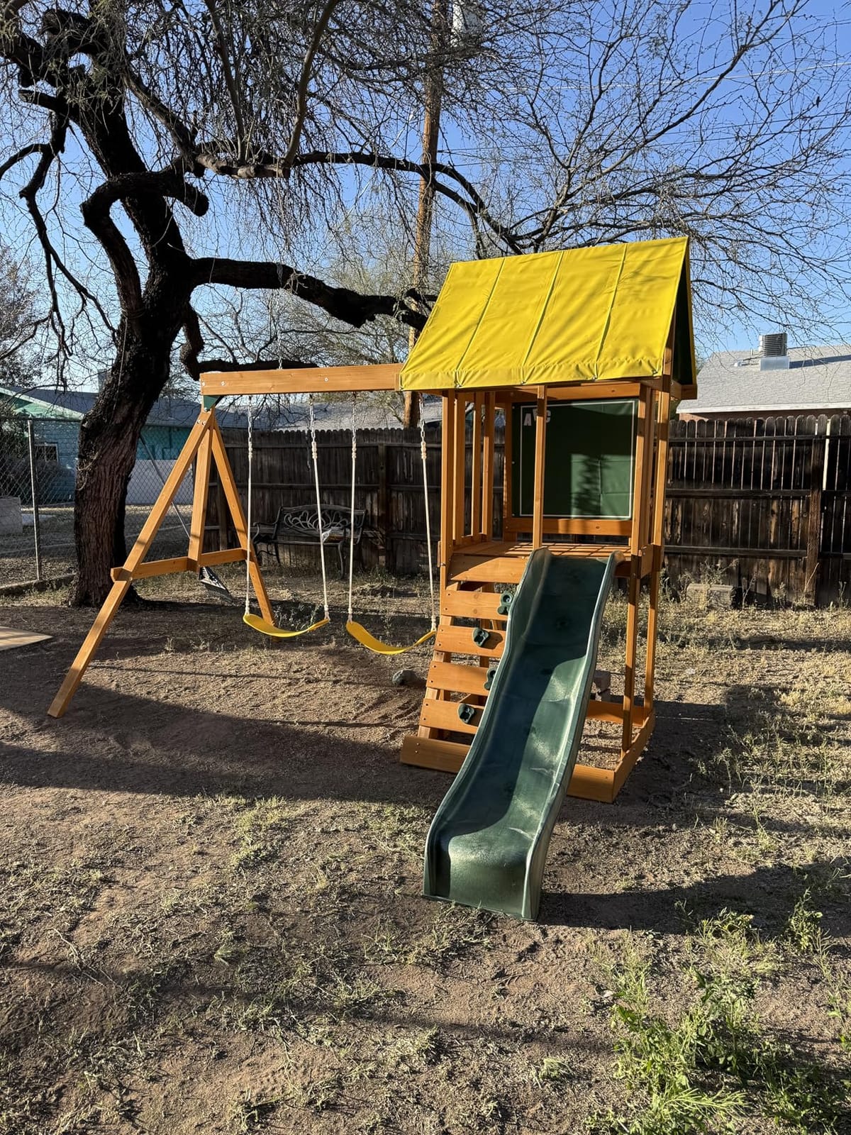 KidKraft Appleton Wooden Swing Set (Amazon Exclusive) customer photo 1