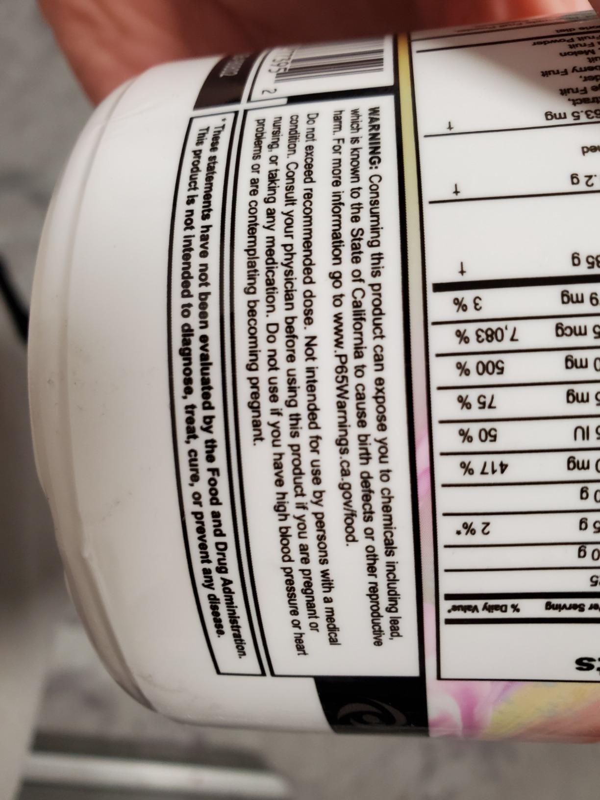 G Fuel Rainbow Sherbet Energy Drink Powder, Pre Workout Caffeine Mix for Gaming, Sugar Free Focus Amino, Vitamin + Antioxidants, 9.9oz (40 Servings) customer photo 1