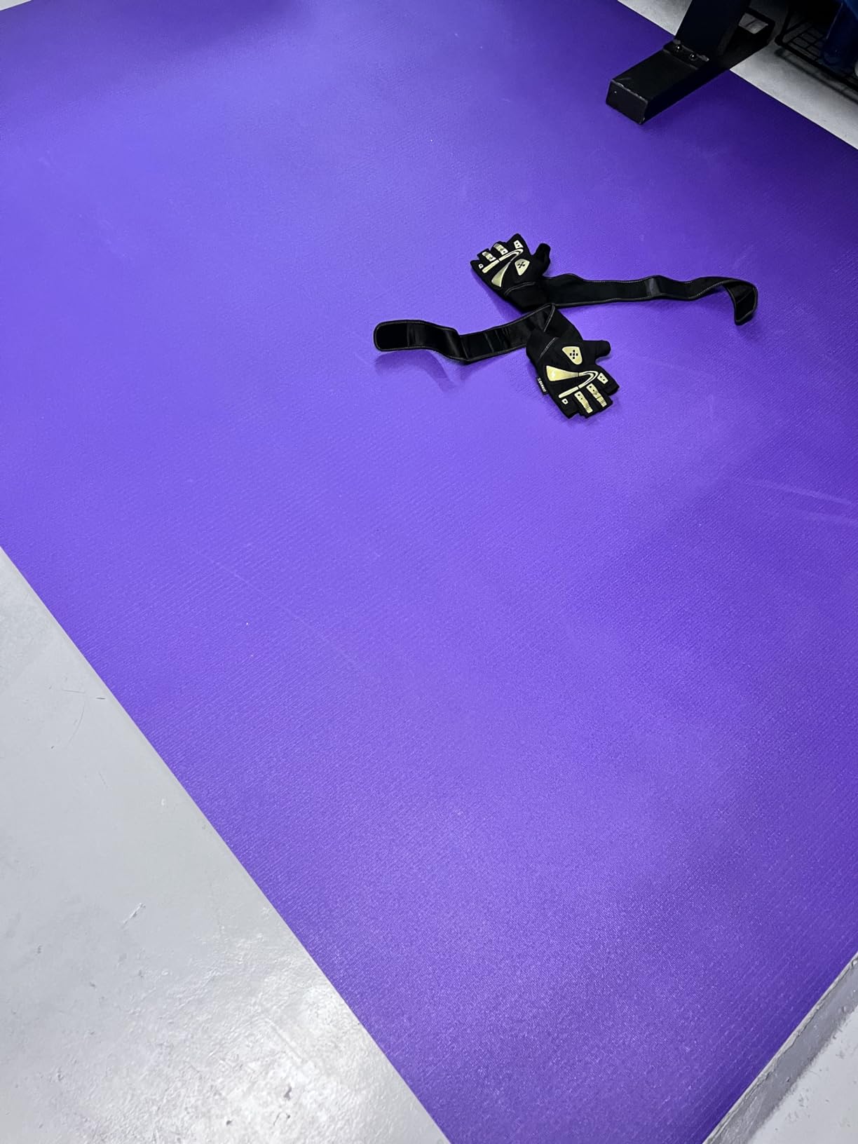 GXMMAT Extra Large Exercise Mat 8'x6' (7mm), Extra Wide Workout Mats for Home Gym Flooring, Non-Slip Thick Durable Cardio Mat for MMA, Plyo, Jump Rope, Weights, Fitness, Shoe-Friendly customer photo 1