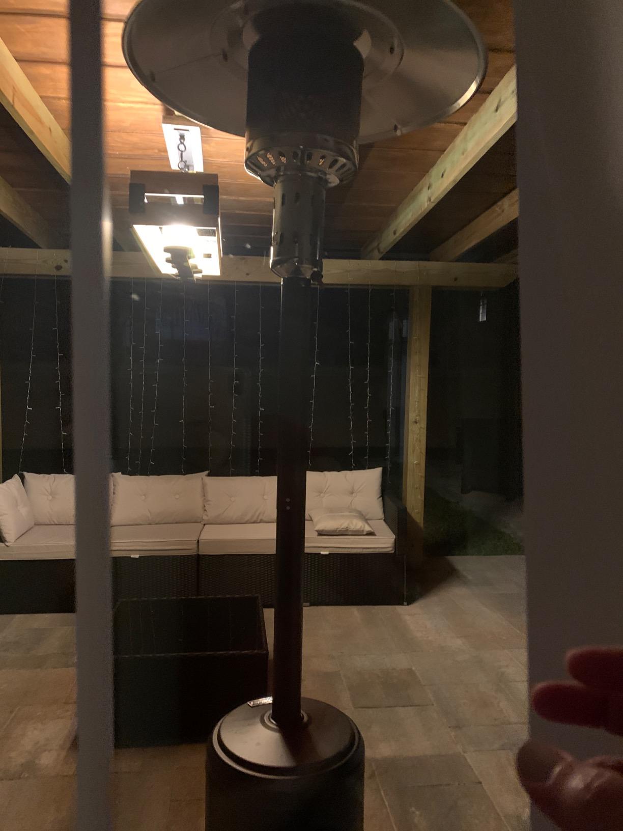 Legacy Heating Commercial Outdoor Patio Heater, Mocha customer photo 1