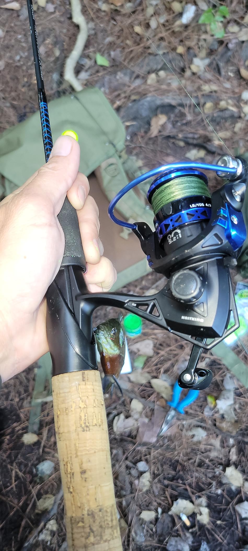 KastKing Centron & Centron Lite Spinning Fishing Reels, Collapsible Handle | Max Drag: 17.5 lb, 9+1 BB, 13.9 oz, CNC Aluminum Spool, 5.2:1 Gear Ratio, Freshwater & Saltwater, Fishing Gifts for Men customer photo 2