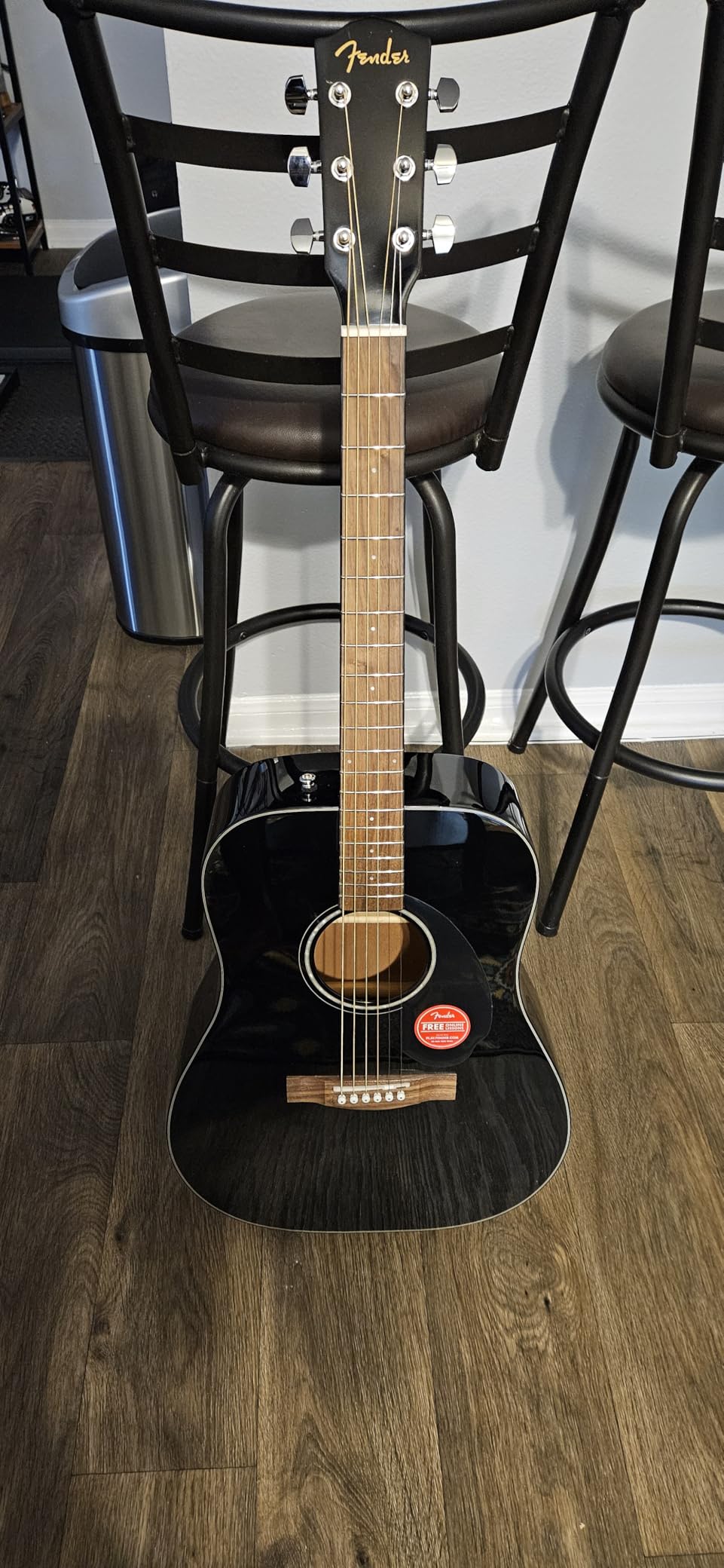 Fender CD-60S Dreadnought Acoustic Guitar, All-Mahogany customer photo 2