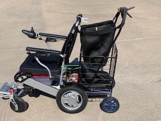 Porto Mobility Ranger Discovery Lightweight Foldable Weatherproof Exclusive Electric Wheelchair, Portable, Brushless Powerful Motors, Dual Battery, All Terrain (Silver, Standard) customer photo 2