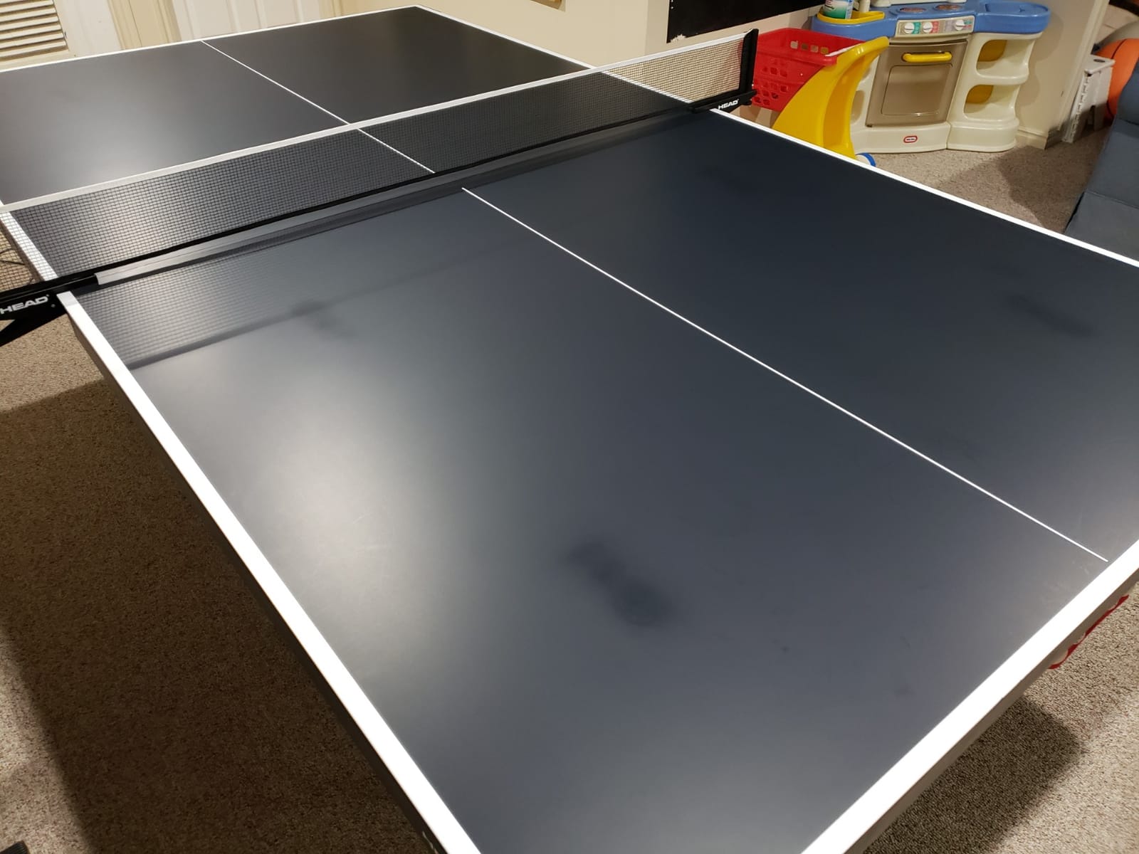HEAD Summit USA Indoor Table Tennis Table, Competition Grade Net, 10 Minute Easy Set Up - Ping Pong Table with Playback Mode customer photo 1