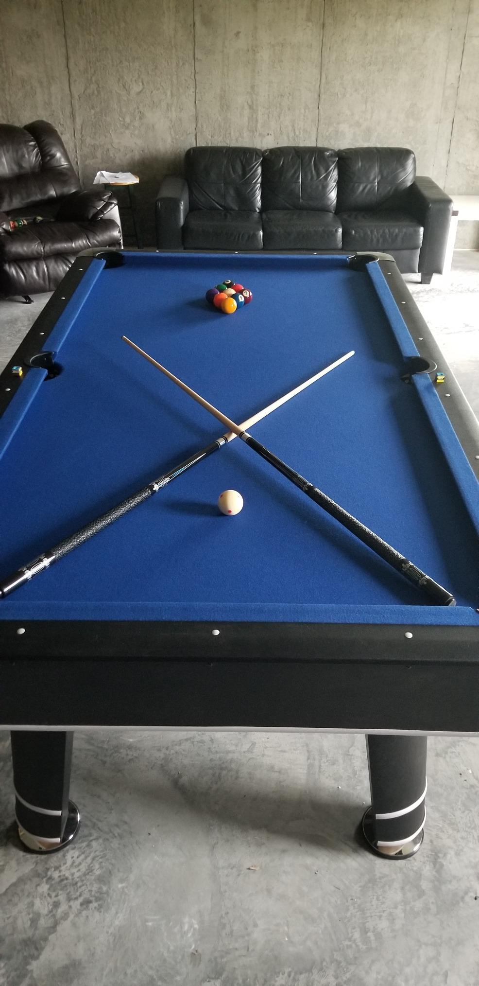 RACK Orion 8-Foot Tournament Billiard/Pool Table (Blue) - Professional Competition Game Table customer photo 2