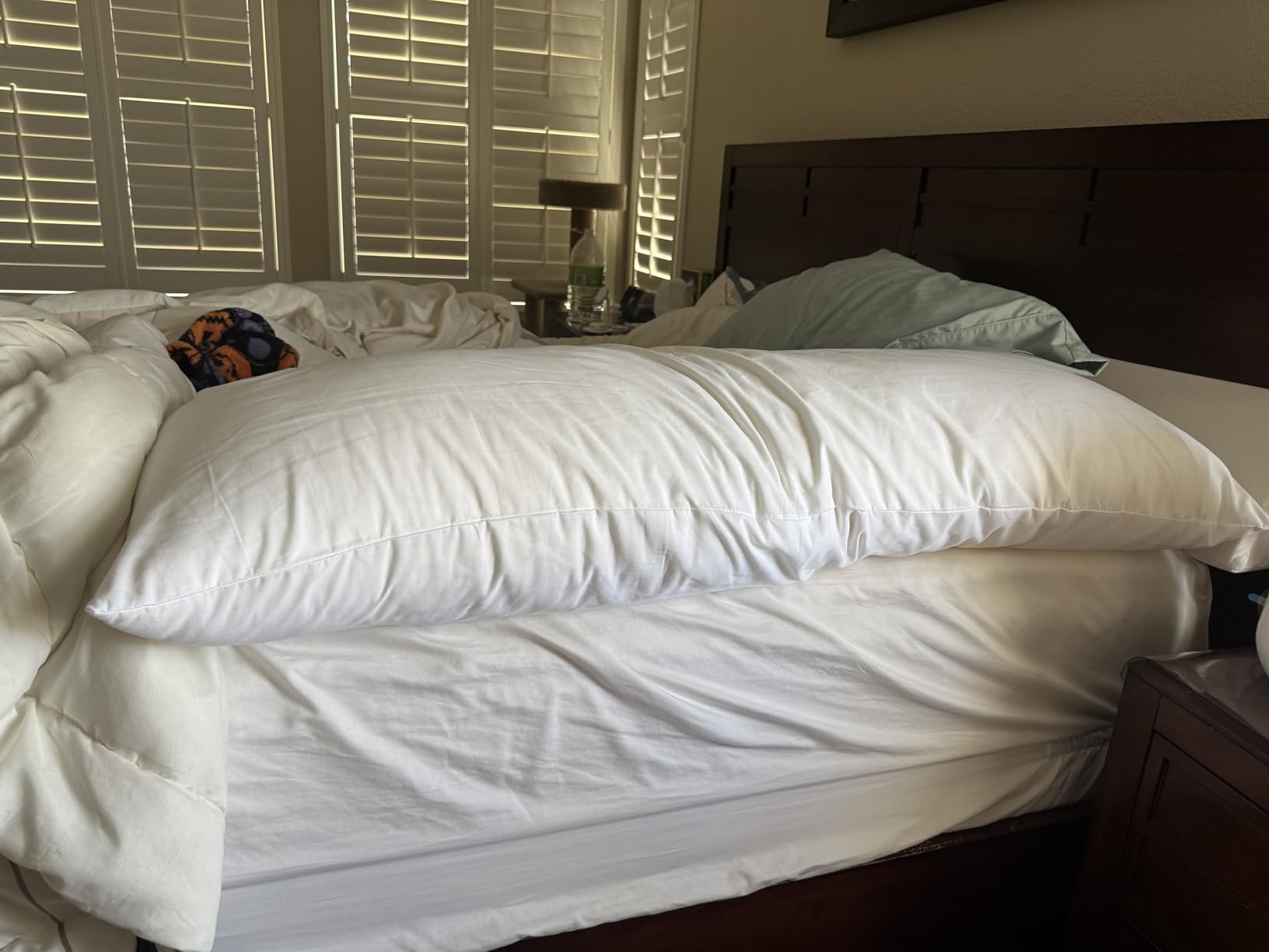 Oubonun Premium Adjustable Loft Quilted Body Pillows - Firm and Fluffy - Quality Plush - Down Alternative - Head Support Pillow - 21