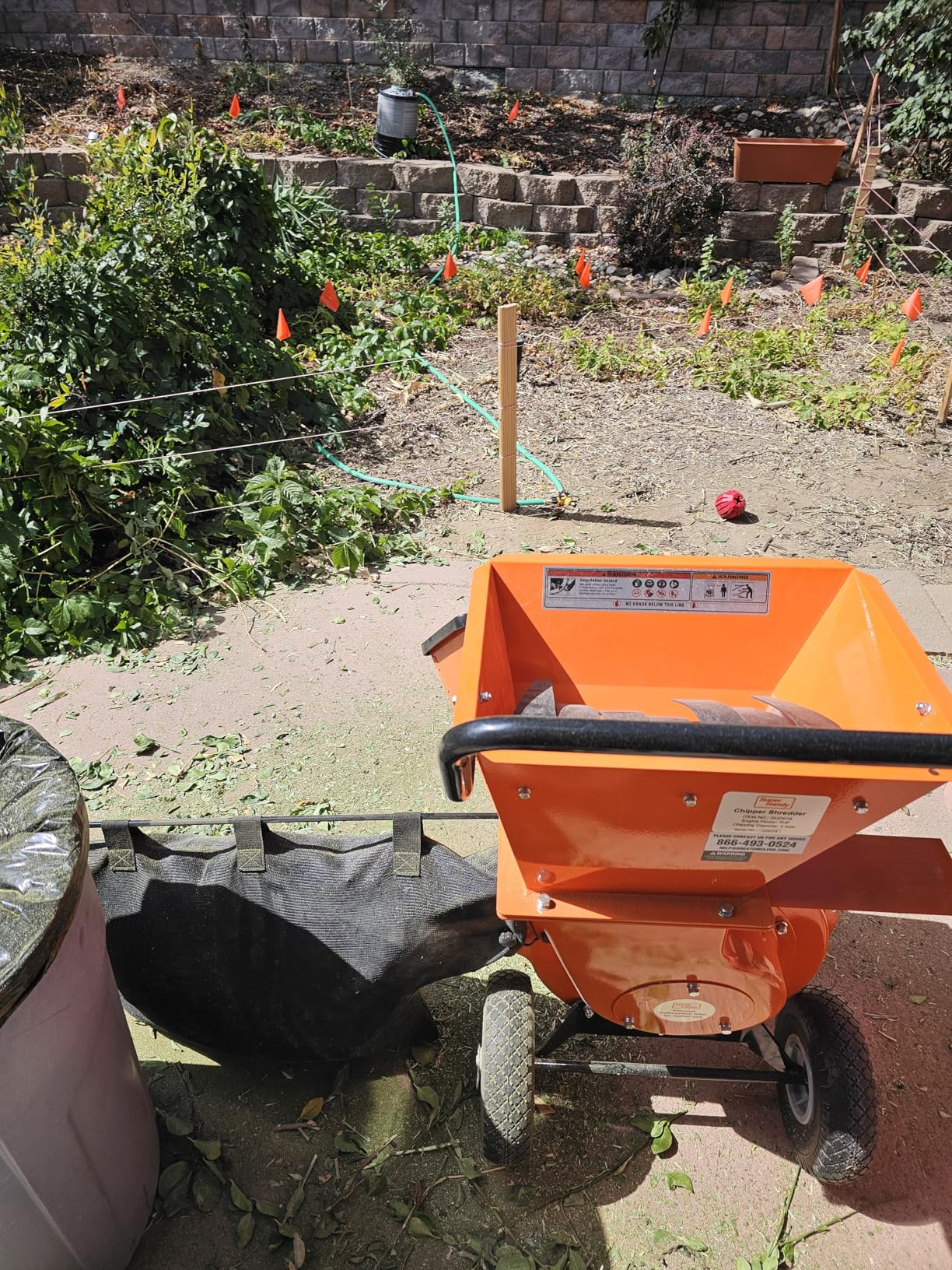 SuperHandy Wood Chipper Shredder Mulcher Ultra Heavy Duty 7HP 3 in 1 Multi-Function 3 Inch Max Capacity (Amazon Exclusive) | Leaf Mulcher; for branches, brush, leaves and yard cleanup customer photo 2