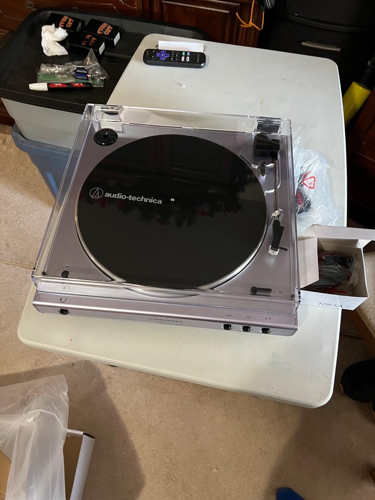 Audio-Technica AT-LP60XBT-BK Fully Automatic Wireless Belt-Drive Stereo Turntable, Black customer photo 2