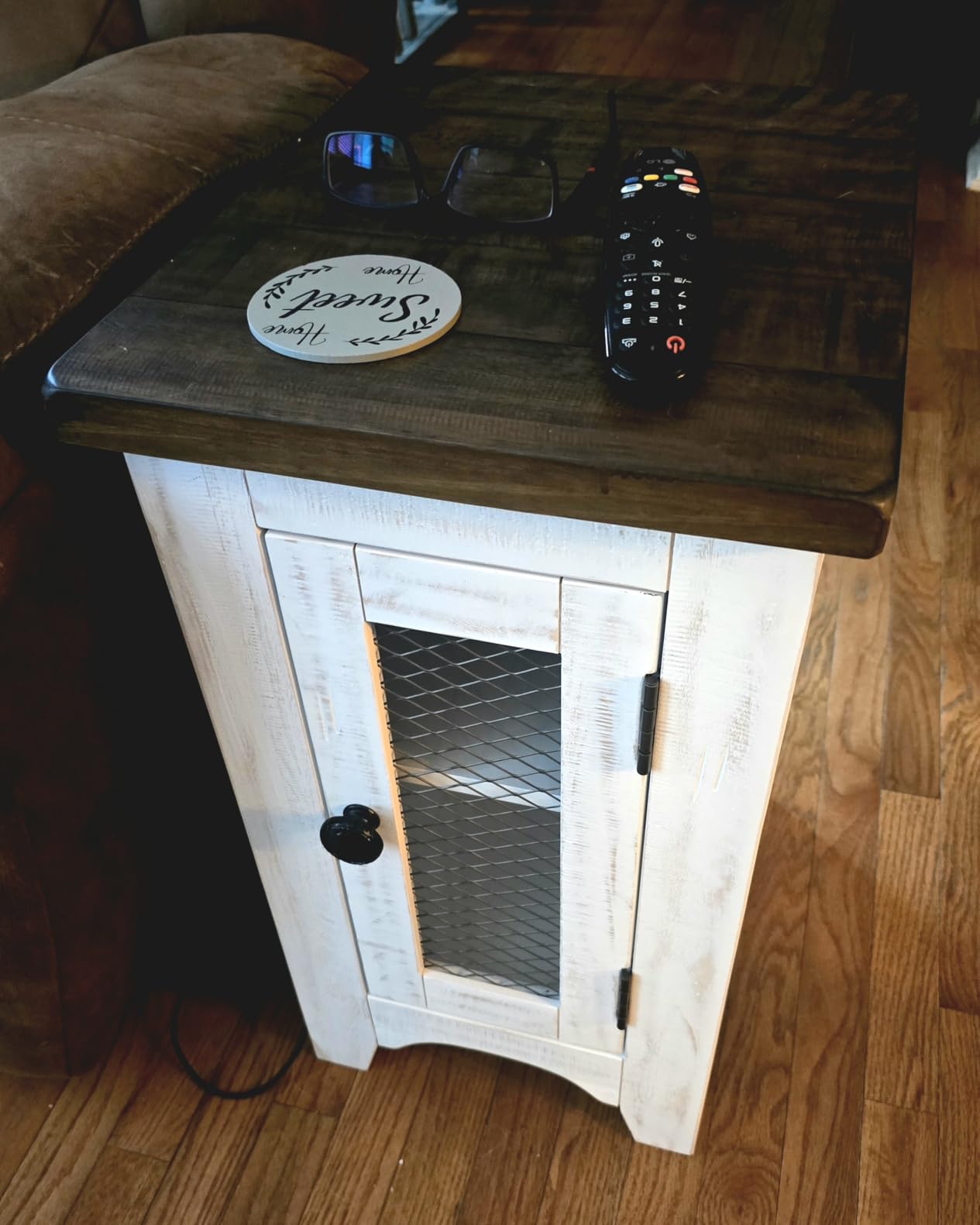 Signature Design by Ashley Valebeck Chairside End Table with Storage customer photo 1