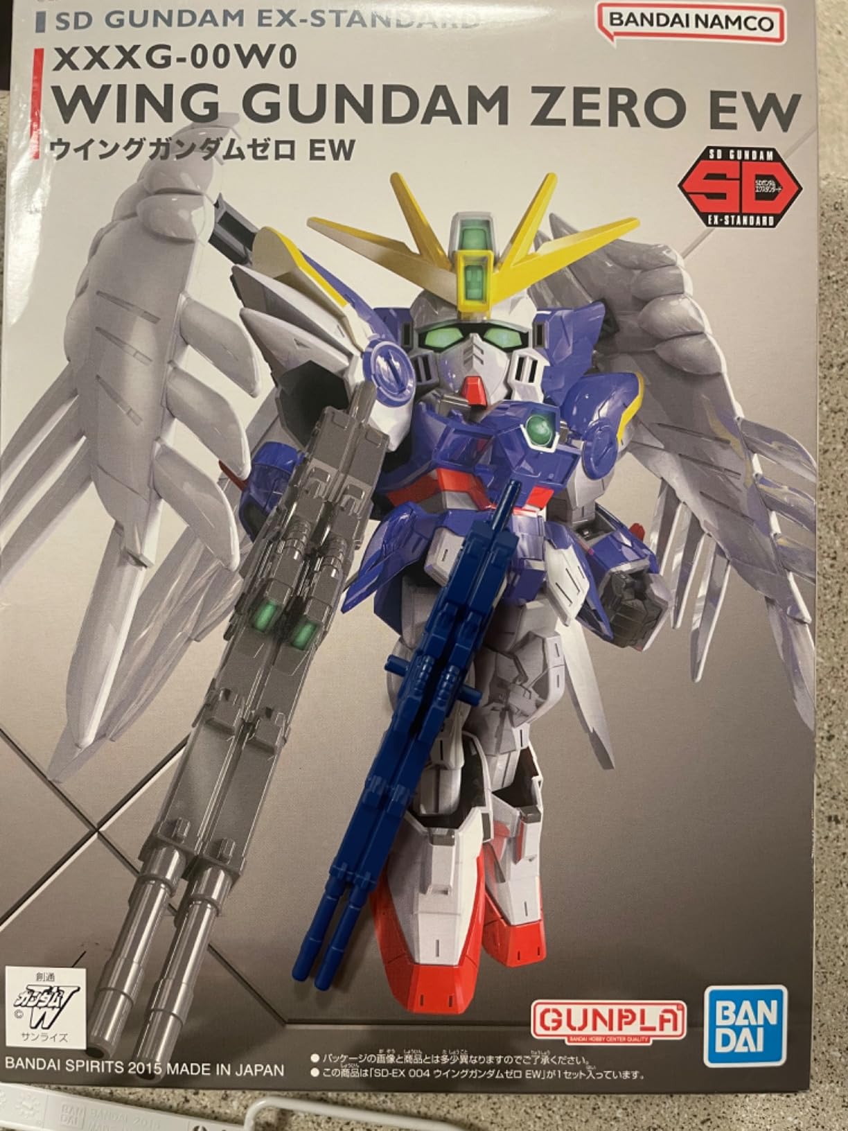 Bandai - Gunpla Model - Gundam - SD Gundam EX-Standard 004 Wing Gundam Zero (EW) MK57600/5057600,8 cm customer photo 2