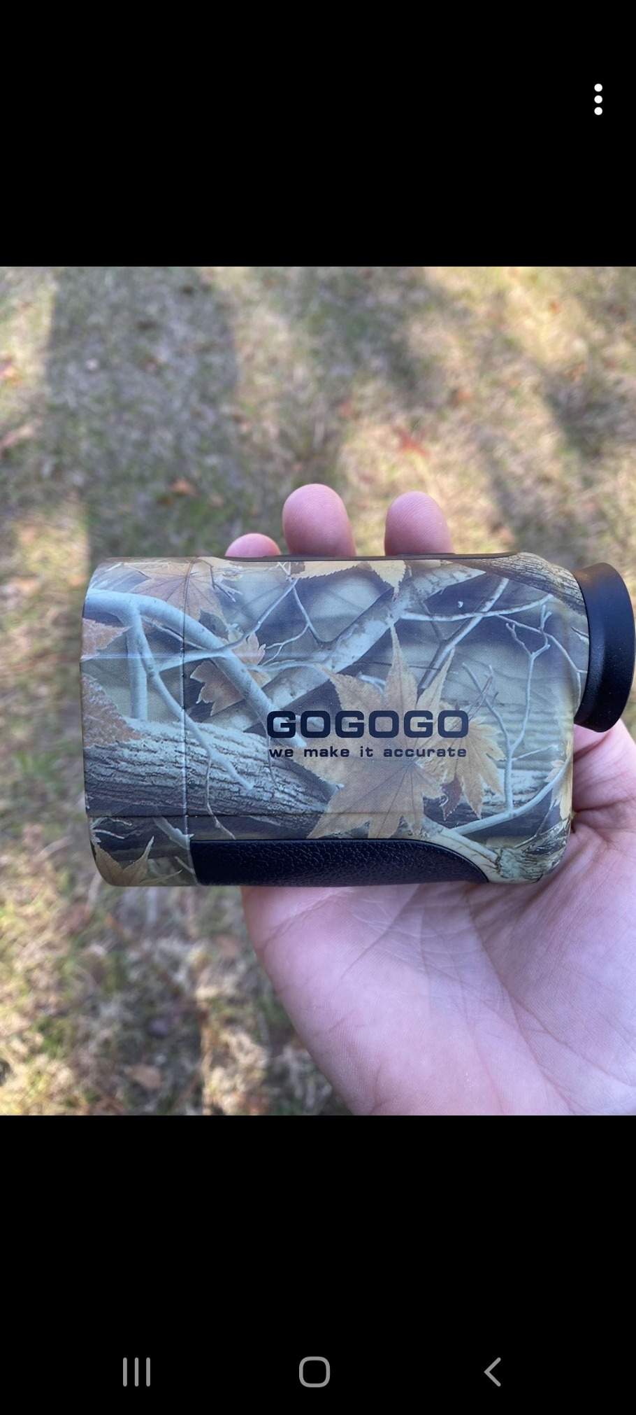Gogogo Sport Vpro GS06 Hunting Rangefinder, Laser Range Finder 1200 Yards customer photo 1