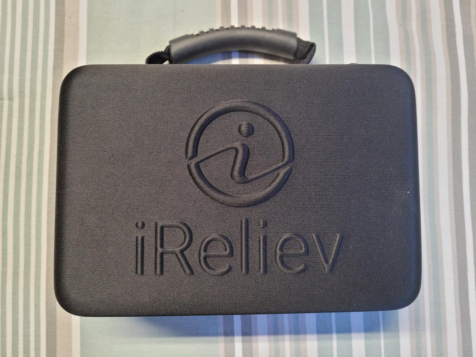 FDA Cleared iReliev TENS Unit + EMS 14 Therapy Modes, Premium Pain Relief and Recovery System, Rechargeable, Large Back Lit Display, 12 Electrodes & Case customer photo 1