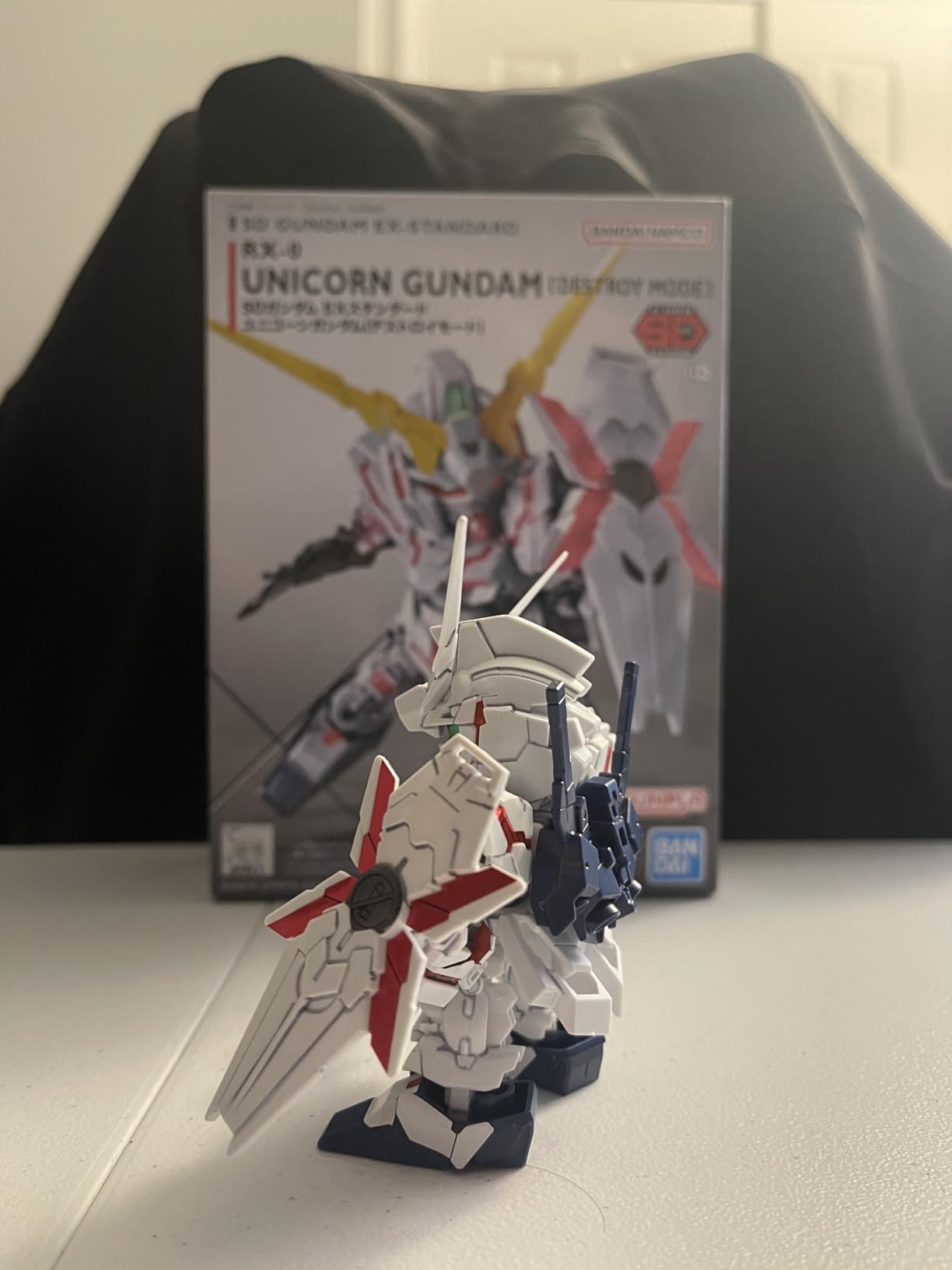 Bandai Hobby SD EX-Standard 005 (Destroy Mode) Gundam Unicorn Model Kit customer photo 1