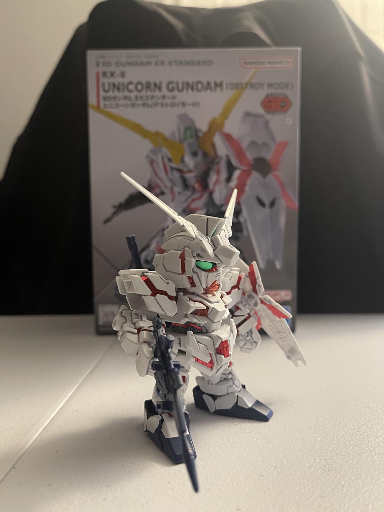 Bandai Hobby SD EX-Standard 005 (Destroy Mode) Gundam Unicorn Model Kit customer photo 2