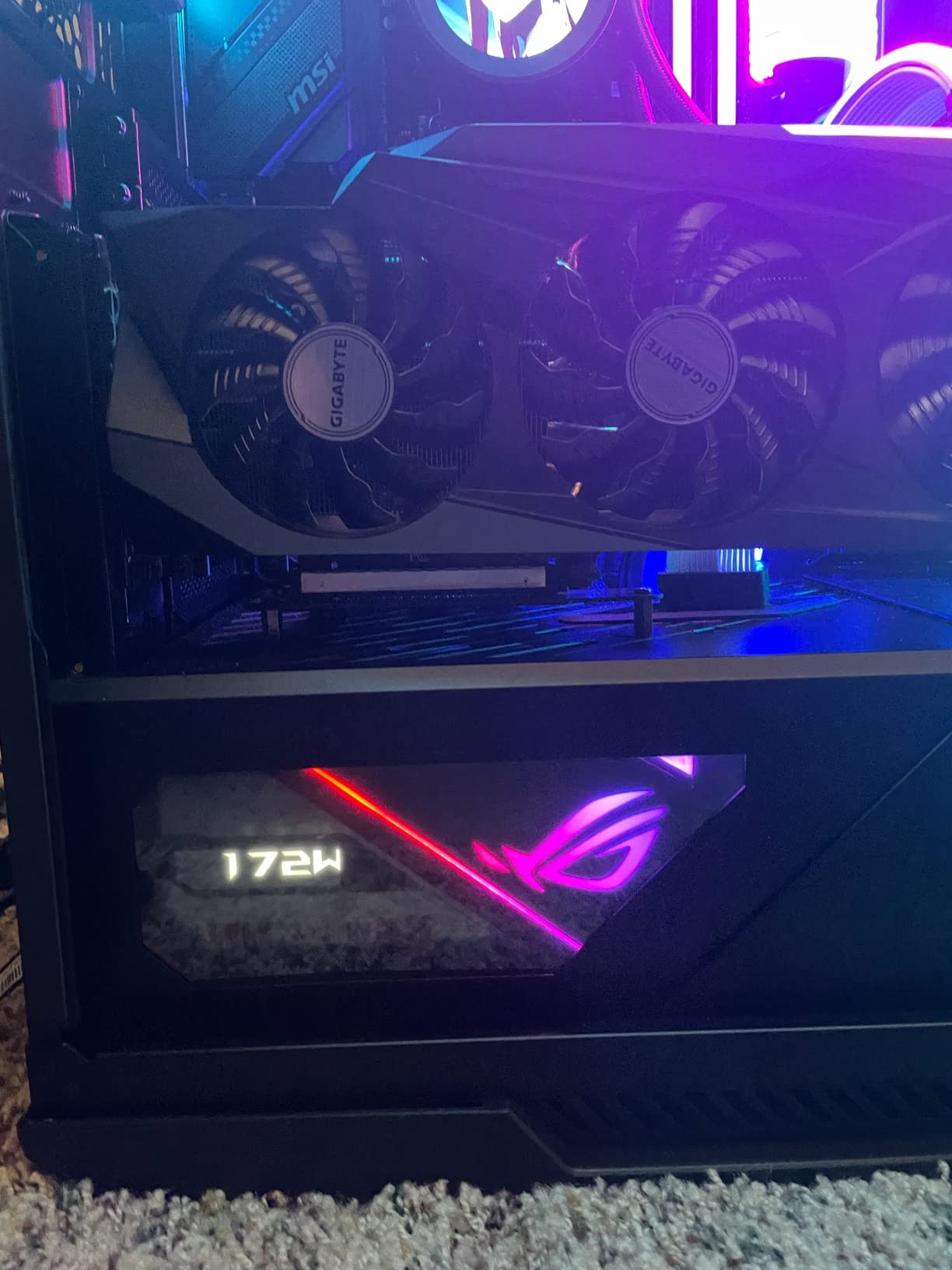 ROG Strix Helios GX601 RGB Mid-Tower Gaming Case, Pre-Installed 4x140mm Fans, ATX/EATX, Tempered Glass, Aluminum Frame, GPU Braces, 420mm Radiator Support, Aura Sync, 2 Year Warranty customer photo 1