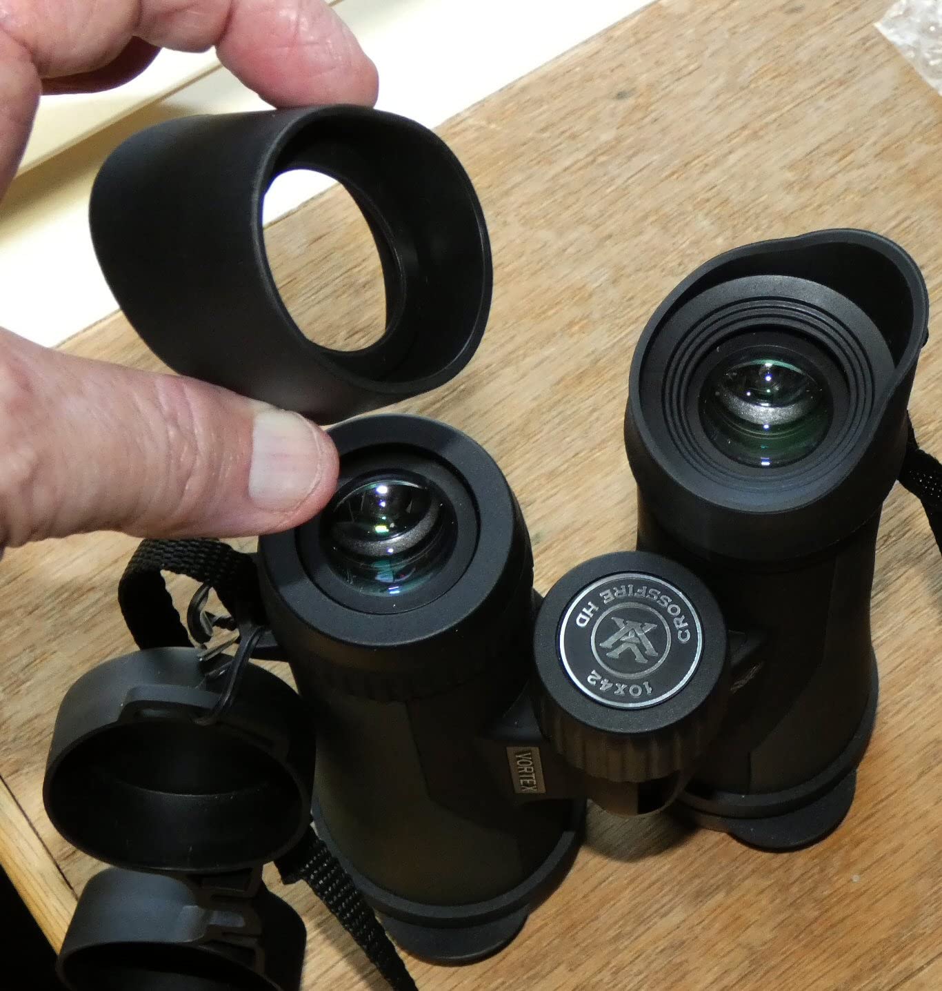 Vortex Crossfire HD 10x42 Binoculars | HD Optics, Tripod Adaptable, Waterproof, Fogproof, Shockproof, Included GlassPak Harness - Unlimited, Unconditional Warranty customer photo 2