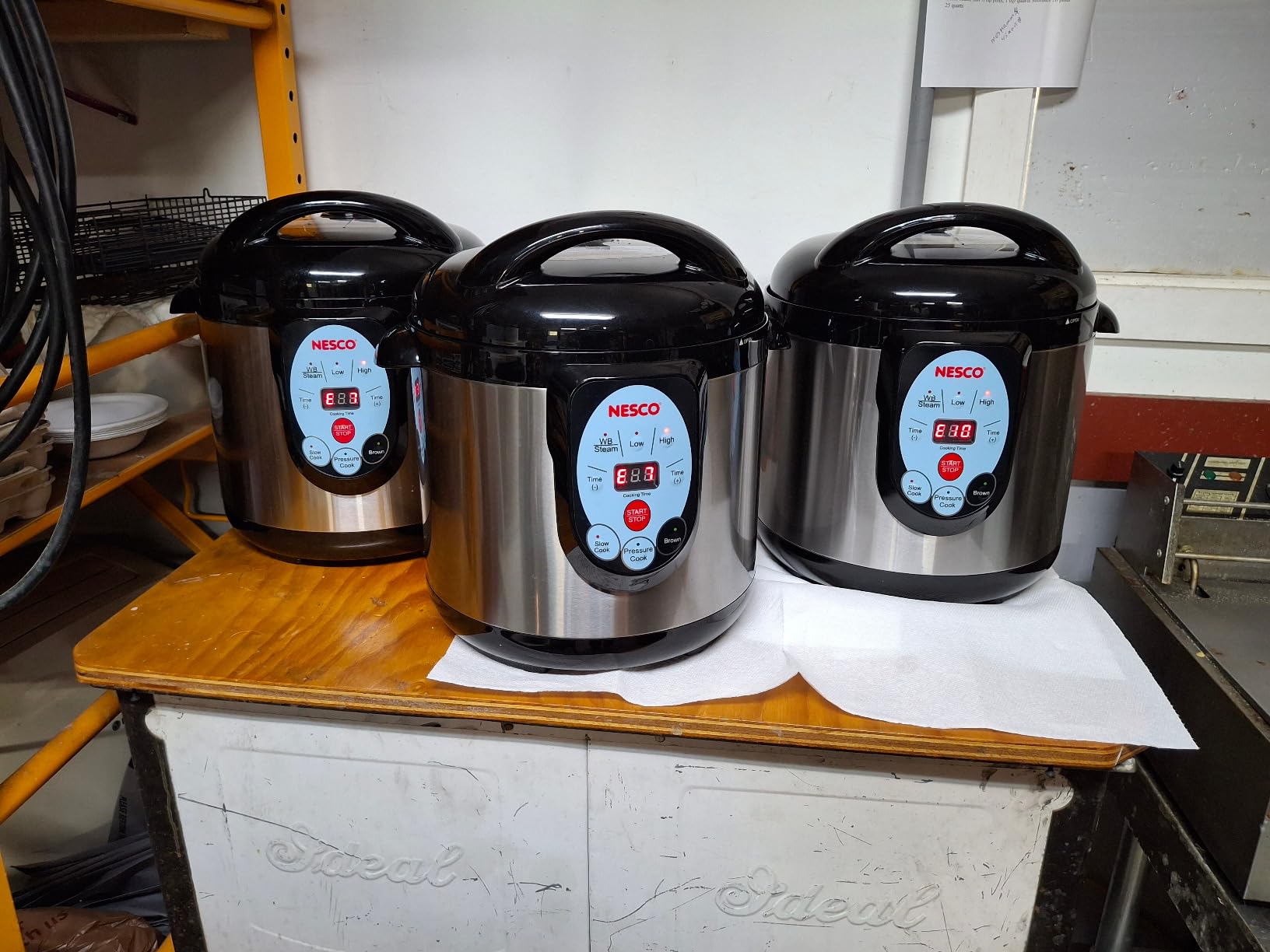NESCO NPC‑9 Smart Electric Pressure Canner and Cooker for Home Food Preservation, 9.5‑Quart Stainless Steel with Digital Controls customer photo 2