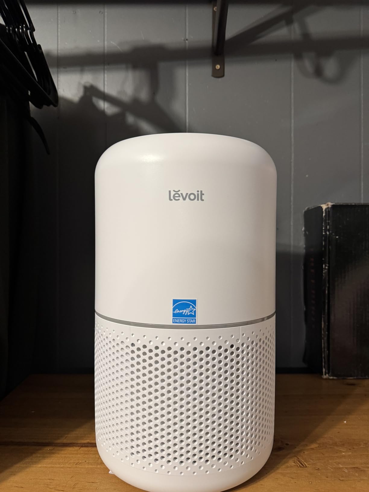 LEVOIT Air Purifier for Home Allergies Pet Hair in Bedroom, Covers Up to 1073 ft by 56W High Torque Motor, AHAM VERIFIDE, 3-in-1 Filter with HEPA Sleep Mode, Remove Dust Smoke Odor, Core300-P, White customer photo 2
