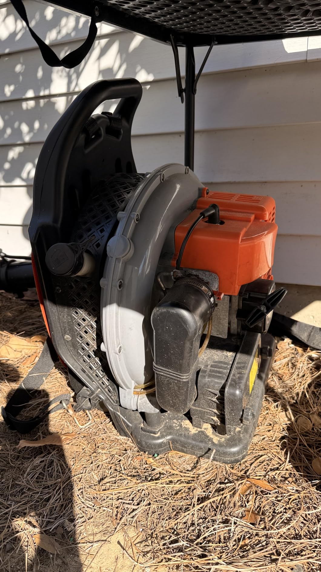 Backpack Gas Powered Leaf Blower, Commercial 2.7kW 850CFM 63CC 4.3HP 2-Stroke Powerful Lightweight Gasoline Grass Lawn Blower customer photo 2